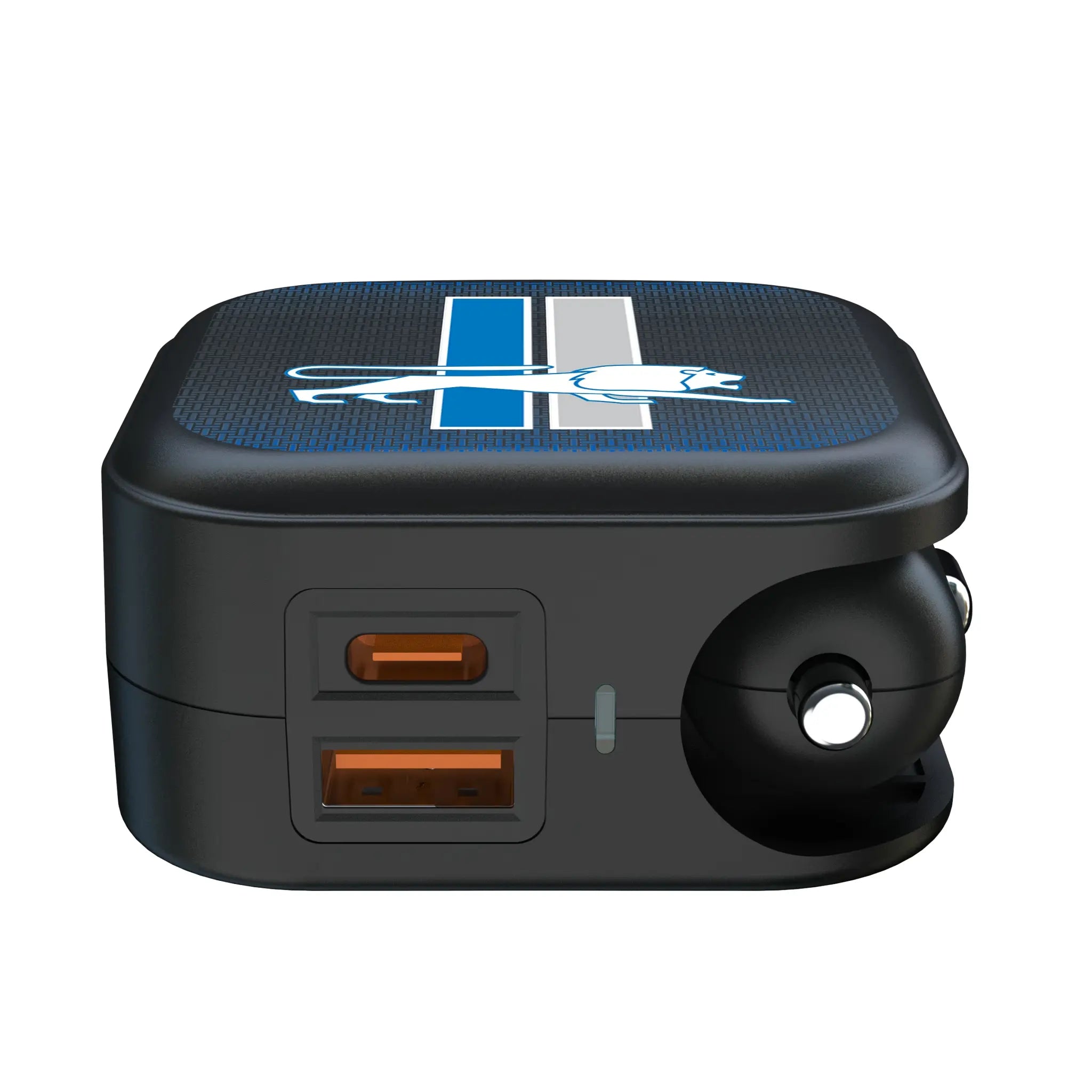 Detroit Lions Retro Linen 2 in 1 USB A/C Charger