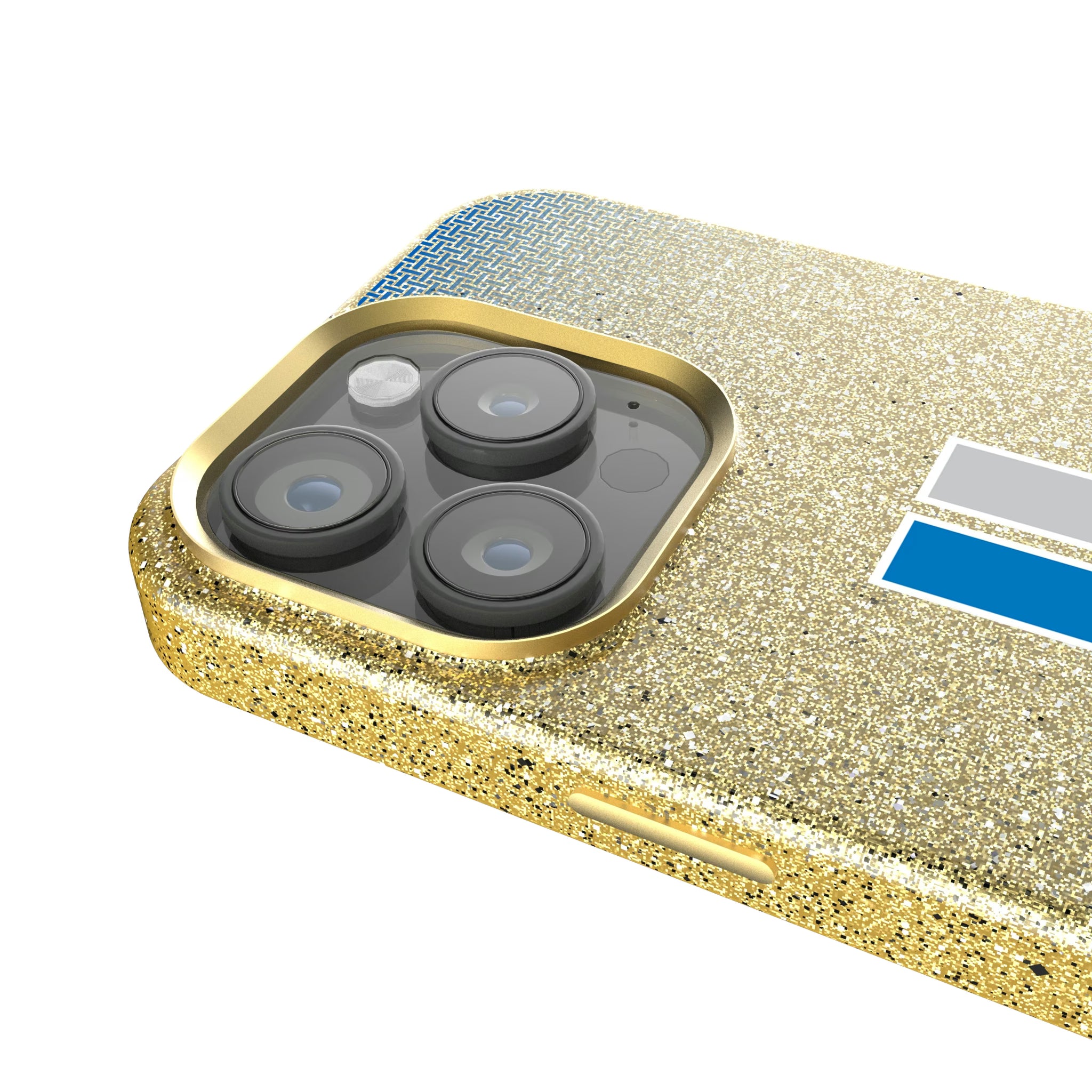 Detroit Lions Retro Linen iPhone Bling Phone Case for Apple iPhone - Detail