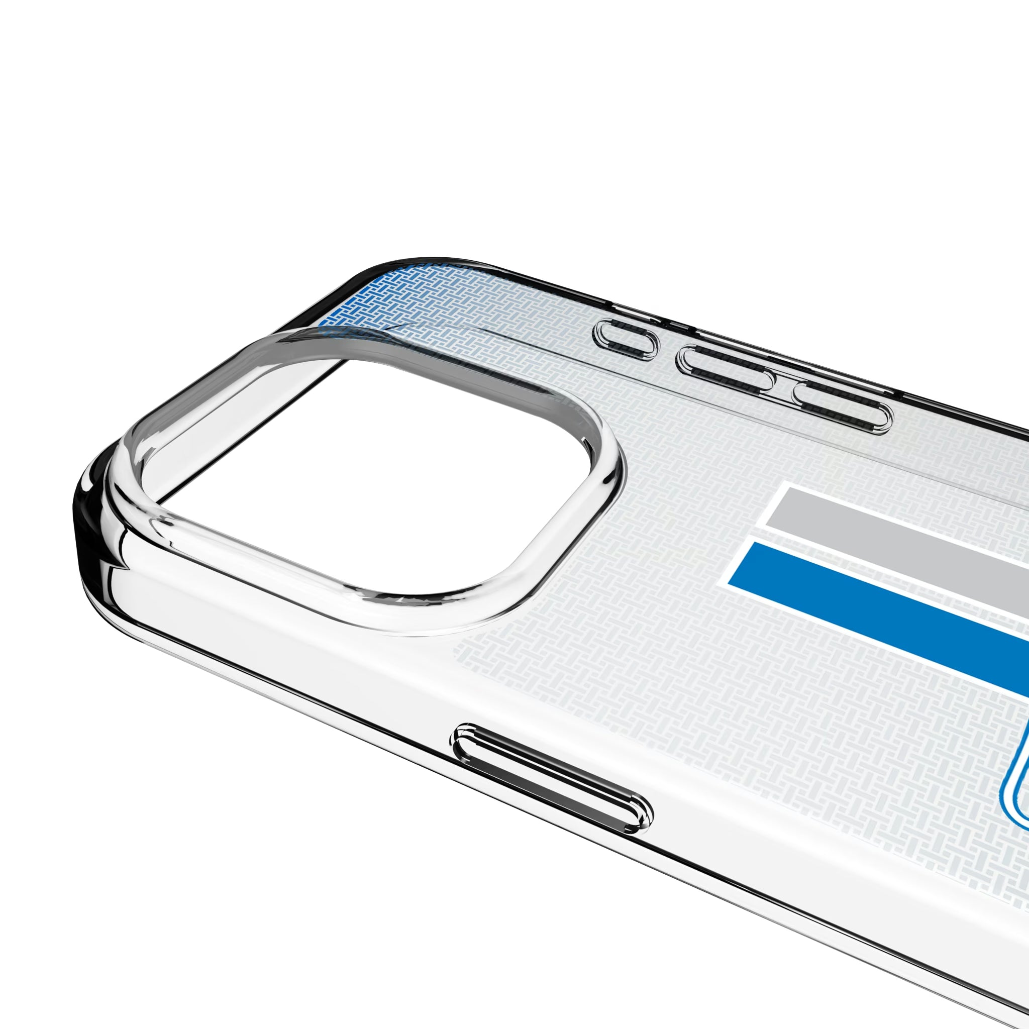 Detroit Lions Retro Linen iPhone Clear Phone Case for Apple iPhone - Detail