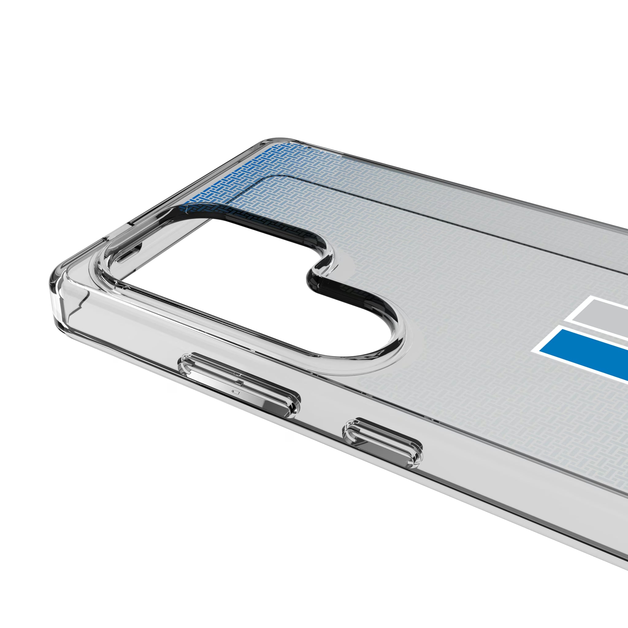 Detroit Lions Retro Linen Galaxy Clear Phone Case for Samsung Galaxy - Detail