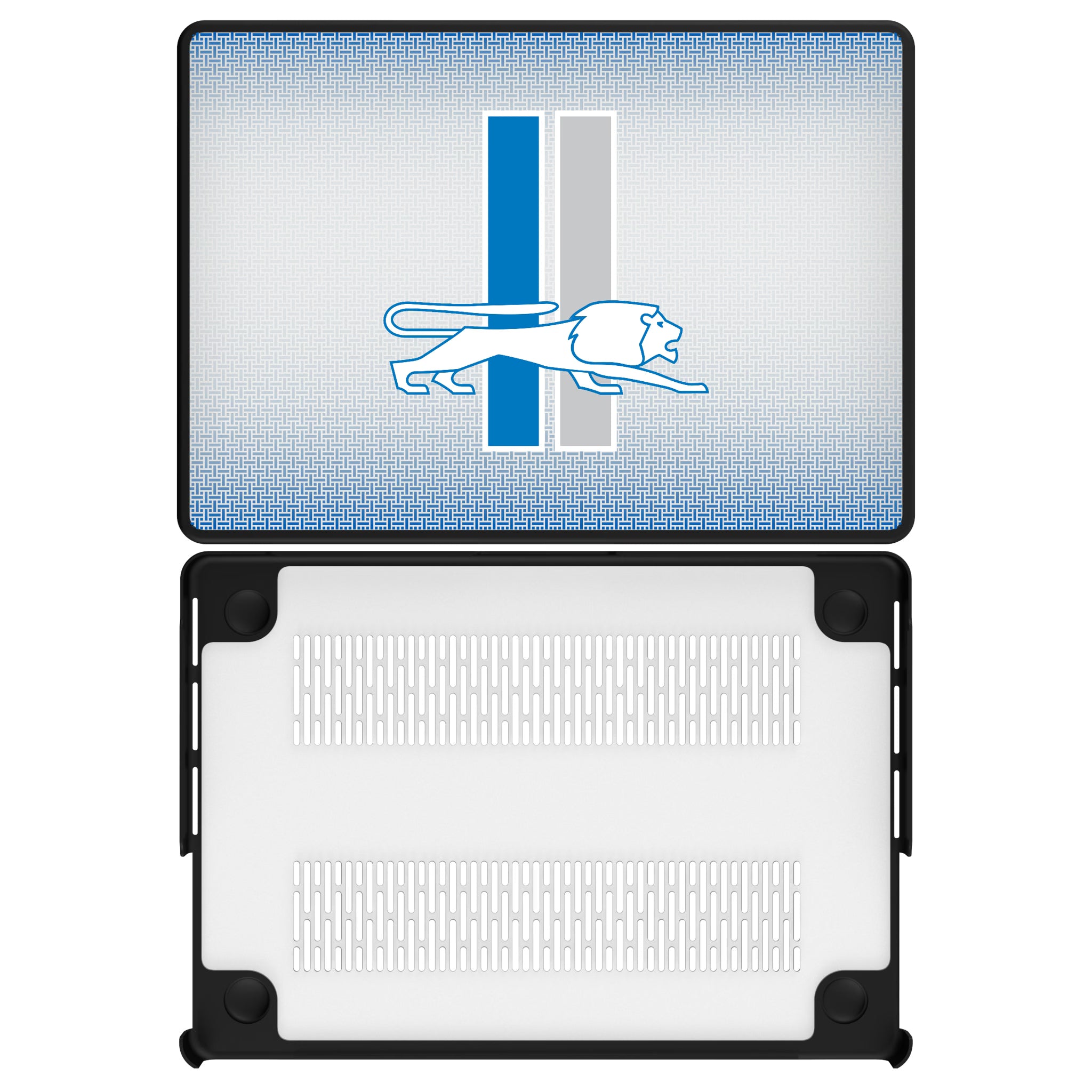 Detroit Lions Retro Linen MacBook Laptop Case for Apple MacBook#Device_MacBook Pro (14-inch, 2021) / MacBook Pro (14-inch, 2023) / MacBook Pro (14-inch, 2024)
