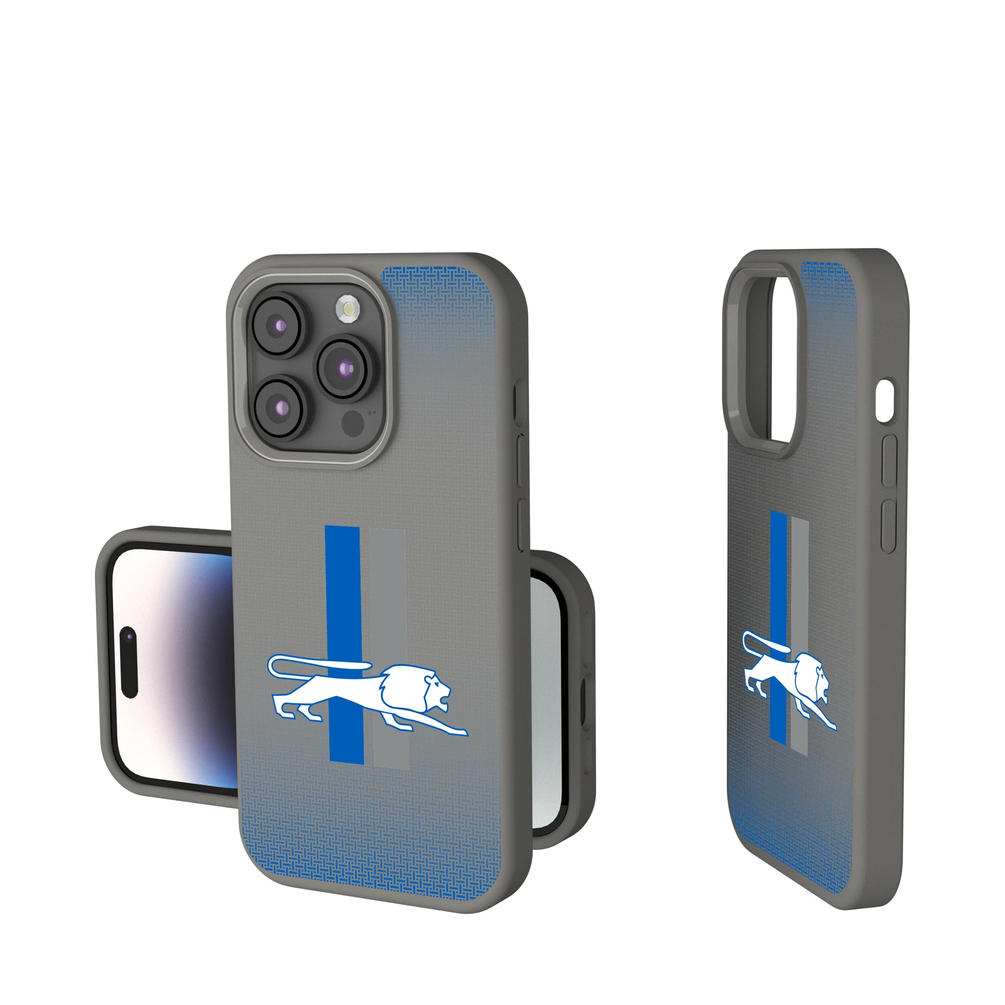Detroit Lions Retro Linen iPhone Soft Touch Phone Case for Apple iPhone