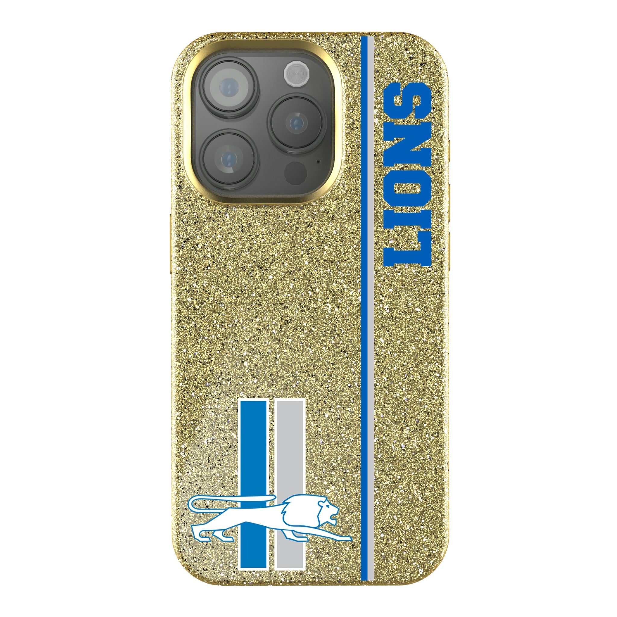 Detroit Lions Retro Sidebar iPhone Bling Phone Case for Apple iPhone