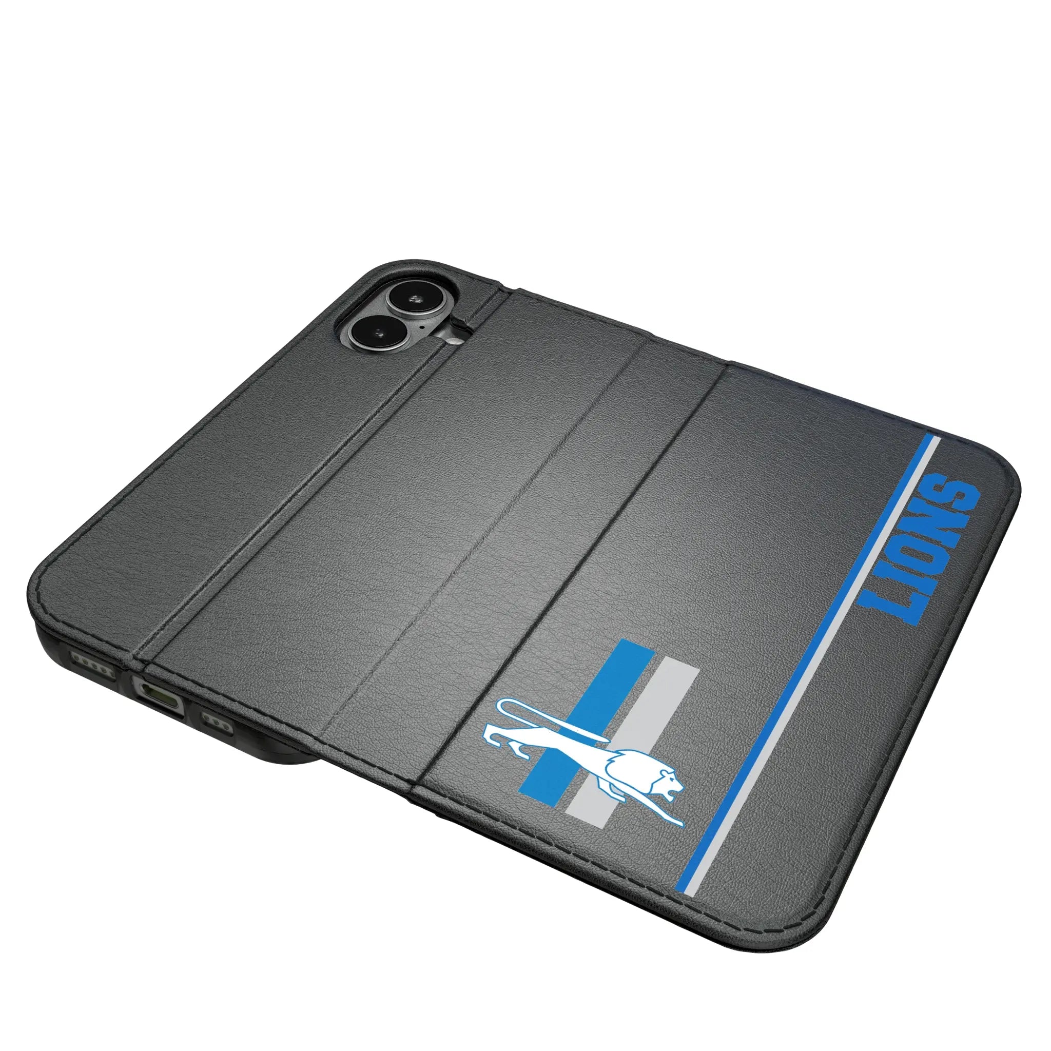 Detroit Lions Retro Sidebar iPhone Folio Phone Case for Apple iPhone#Device_iPhone 17