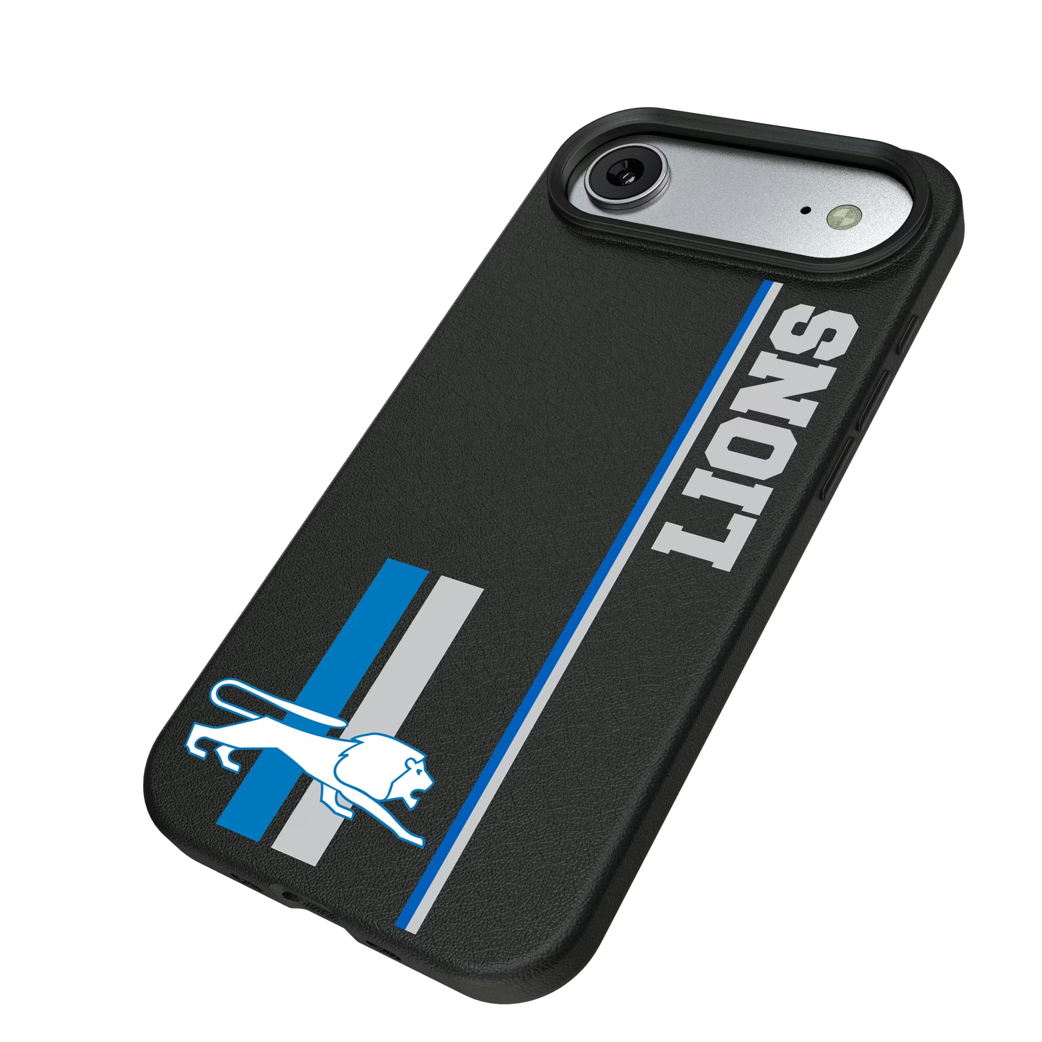 Detroit Lions Retro Sidebar iPhone MagSafe Compatible Phone Case for Apple iPhone - Isometric View#Device_iPhone Air