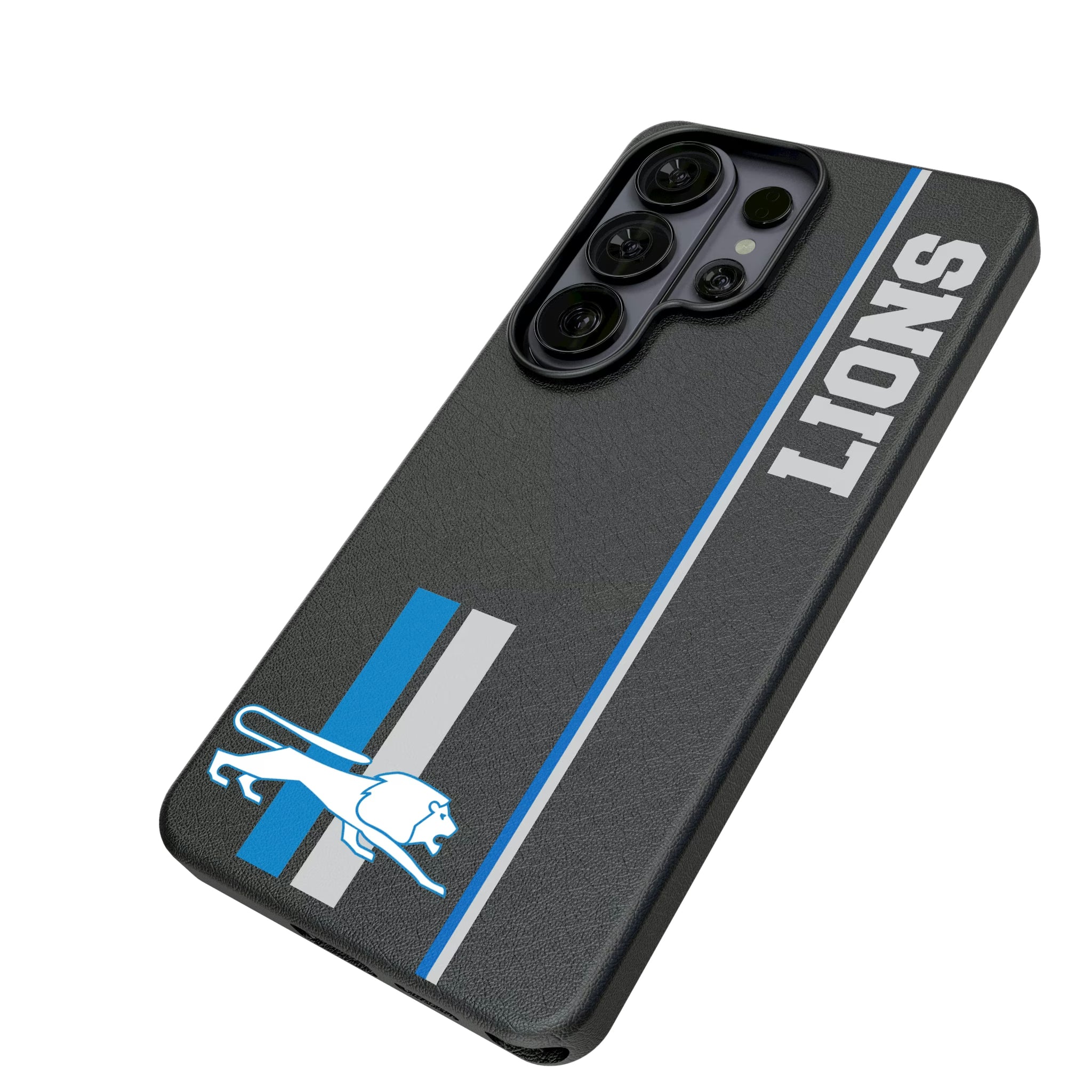 Detroit Lions Retro Sidebar Galaxy MagSafe Compatible Phone Case for Samsung Galaxy - Isometric View#Device_Galaxy S26 Ultra