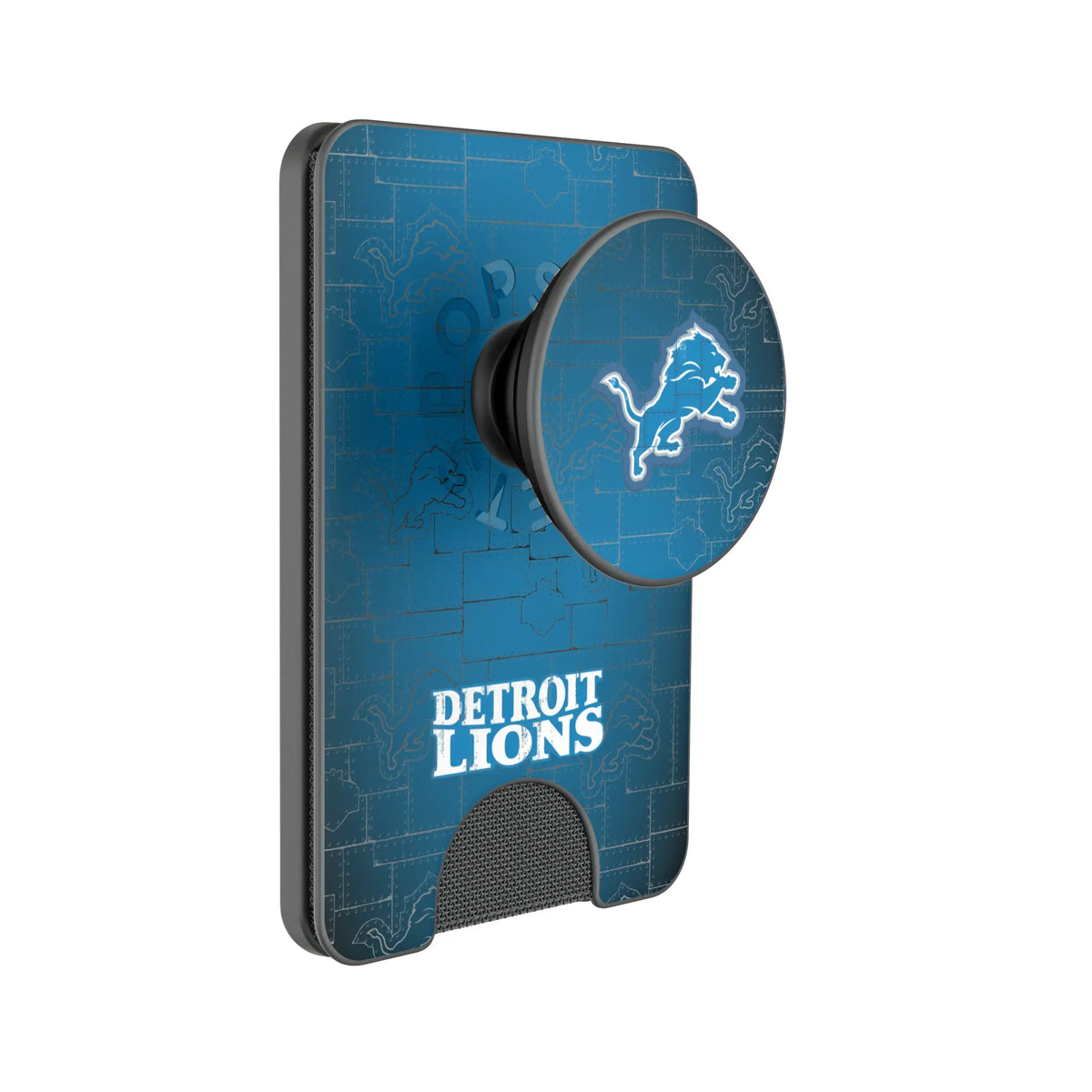 Detroit Lions Rivet Popsockets Wallet Magnetic