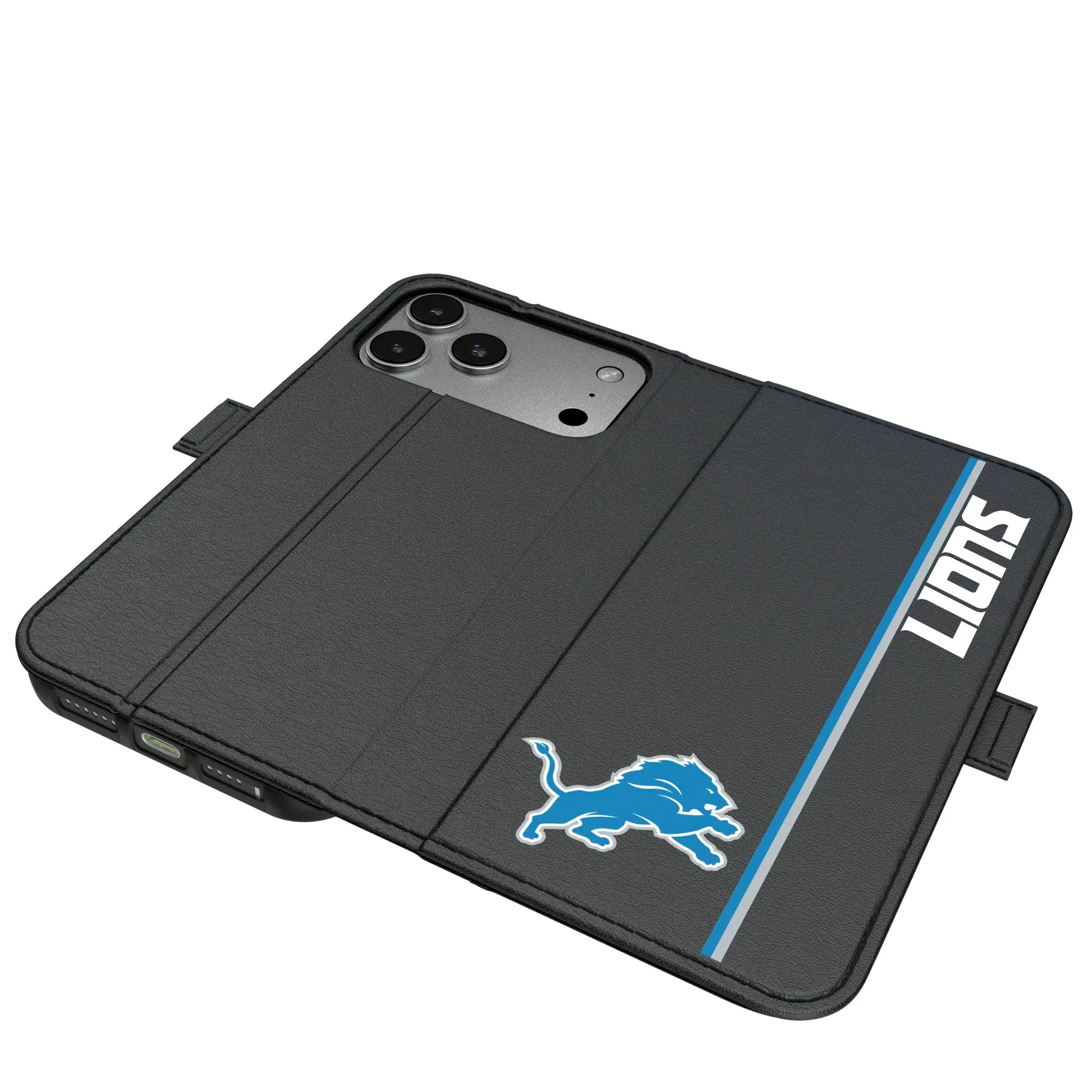 Detroit Lions Sidebar iPhone Folio Phone Case for Apple iPhone#Device_iPhone 17 Pro Max