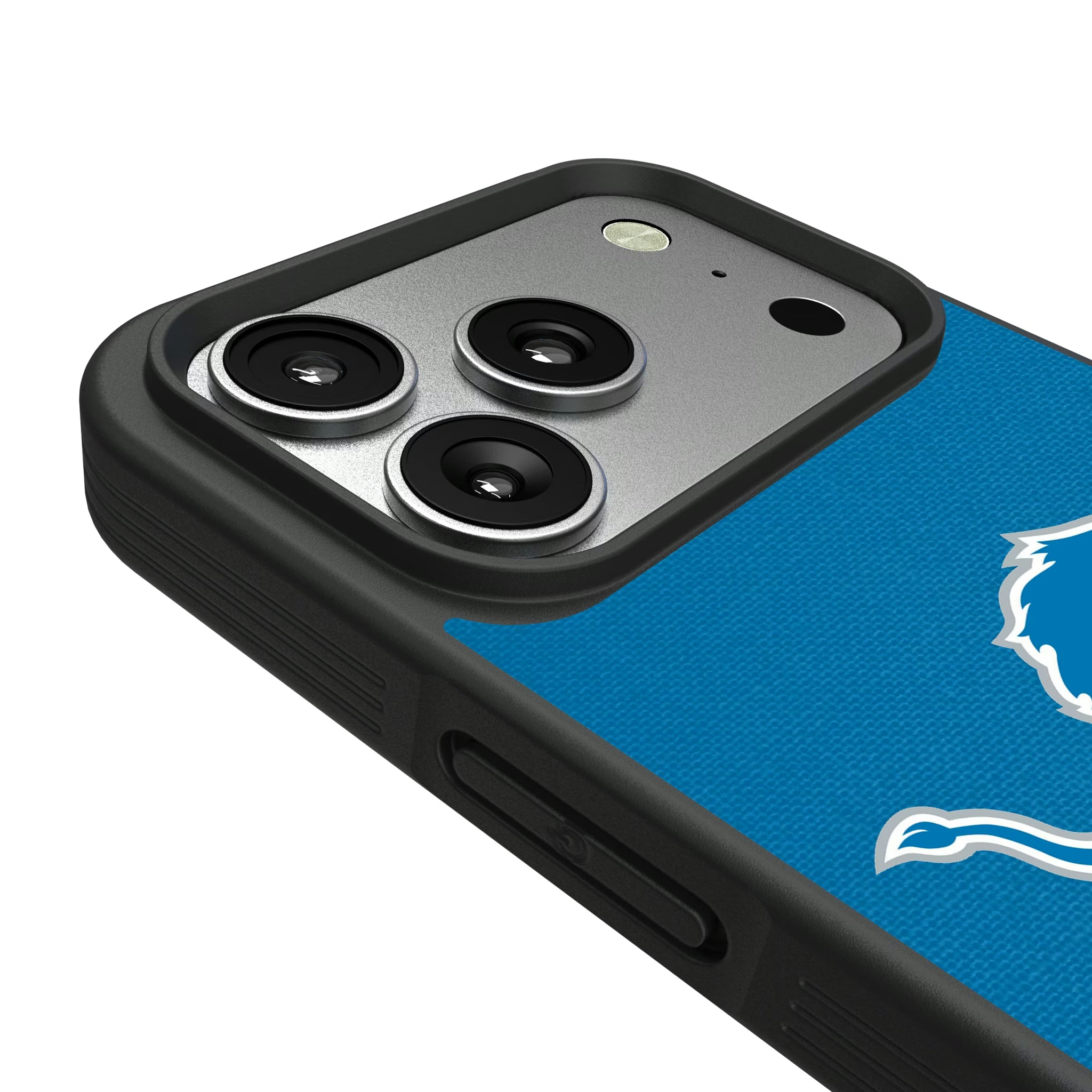 Detroit Lions Stripe iPhone Bump Phone Case for Apple iPhone - Detail#Device_iPhone 17 Pro