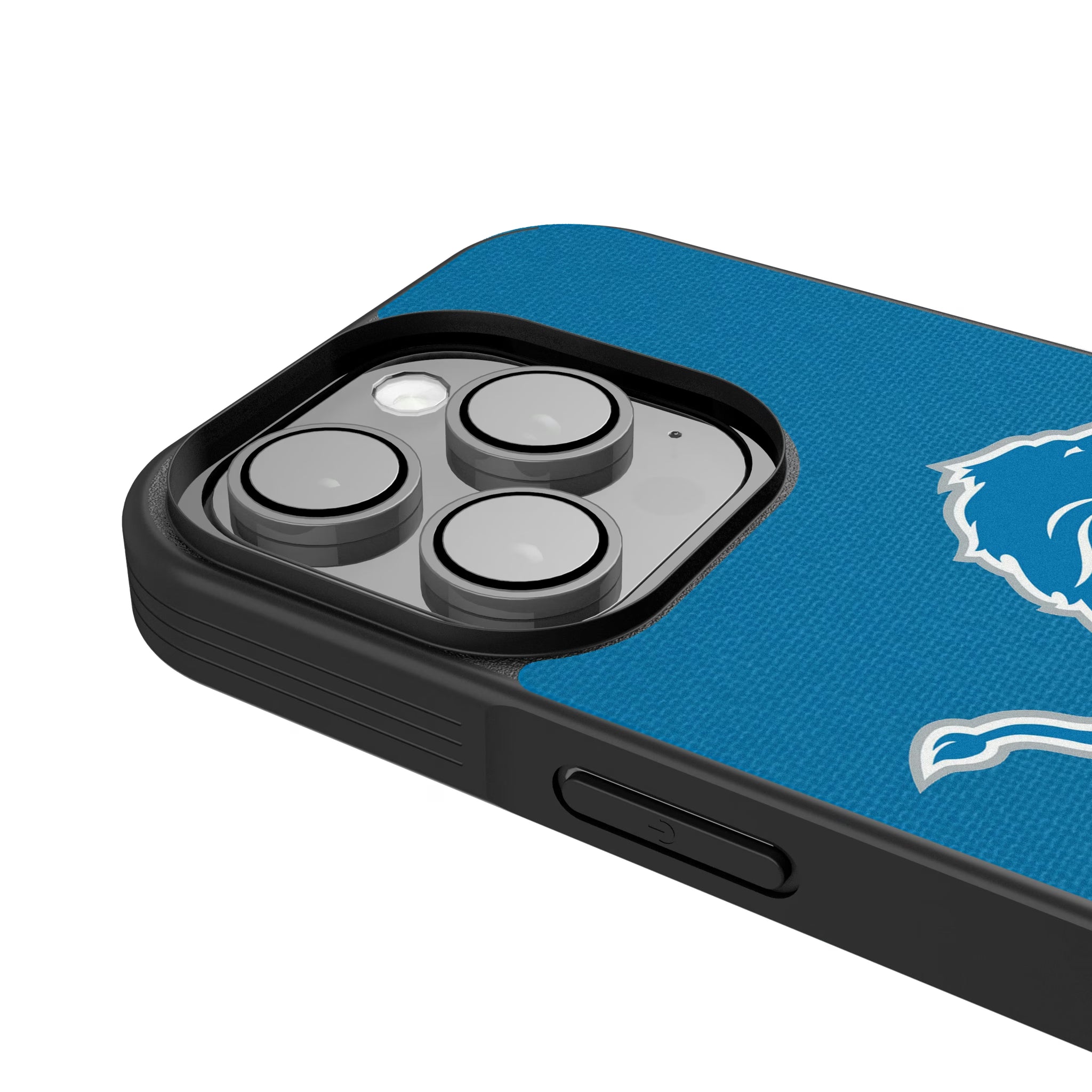 Detroit Lions Stripe iPhone Bump Phone Case for Apple iPhone - Detail