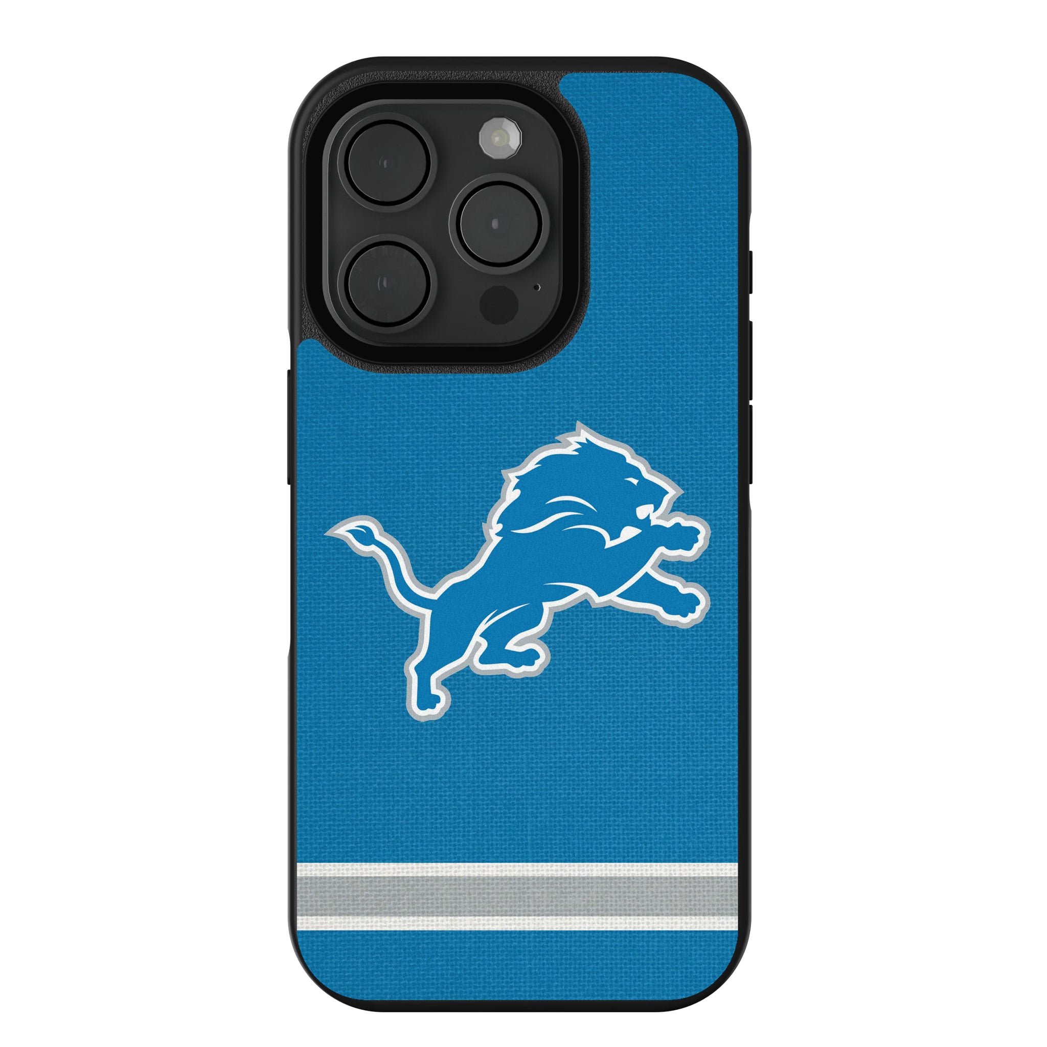 Detroit Lions Stripe iPhone Bump Phone Case for Apple iPhone