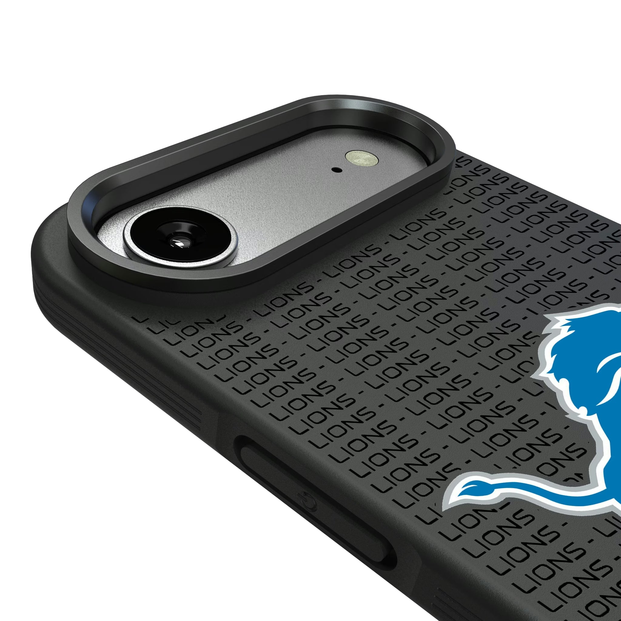 Detroit Lions Text Backdrop iPhone Bump Phone Case for Apple iPhone - Detail#Device_iPhone Air