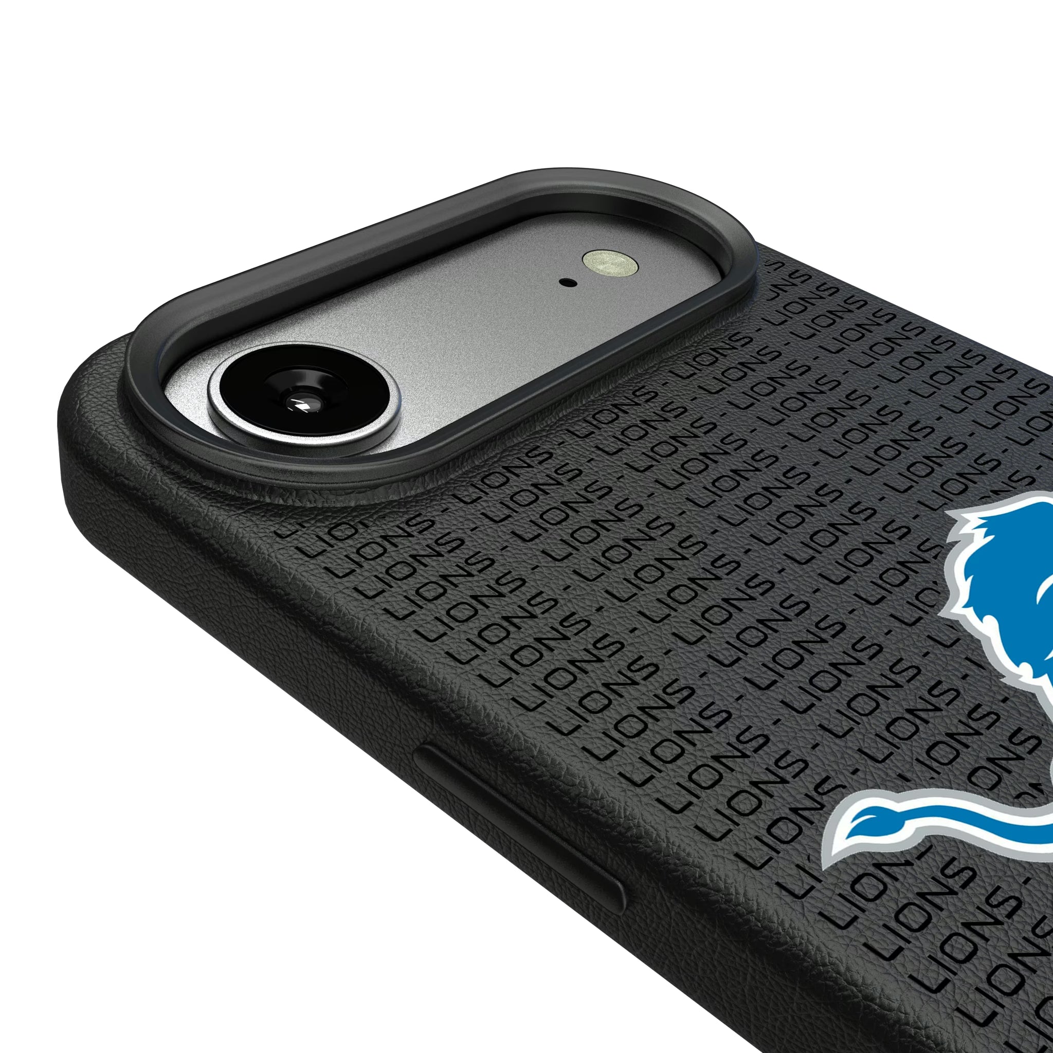 Detroit Lions Text Backdrop iPhone MagSafe Compatible Phone Case for Apple iPhone - Detail#Device_iPhone Air
