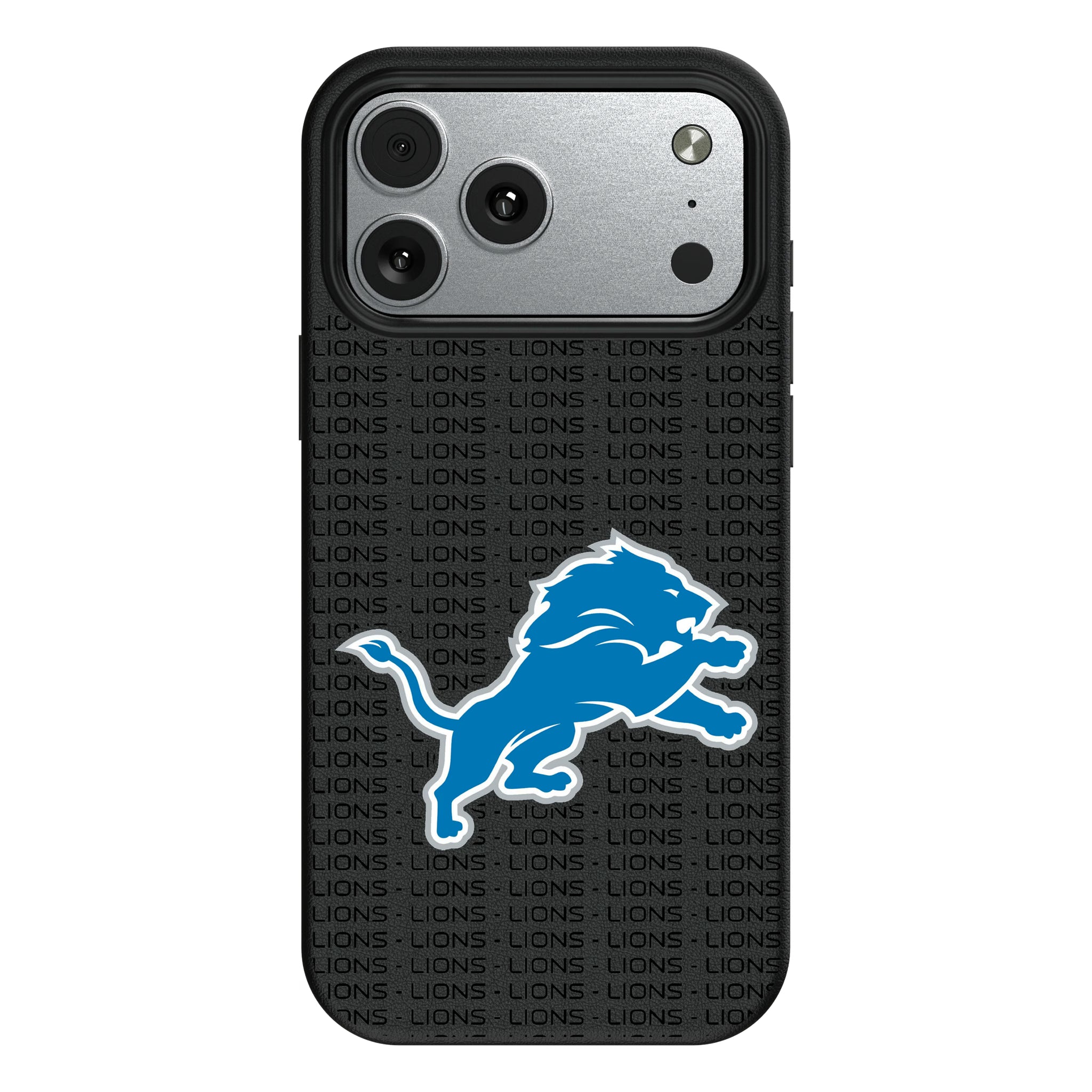 Detroit Lions Text Backdrop iPhone MagSafe Compatible Phone Case for Apple iPhone#Device_iPhone 17 Pro Max