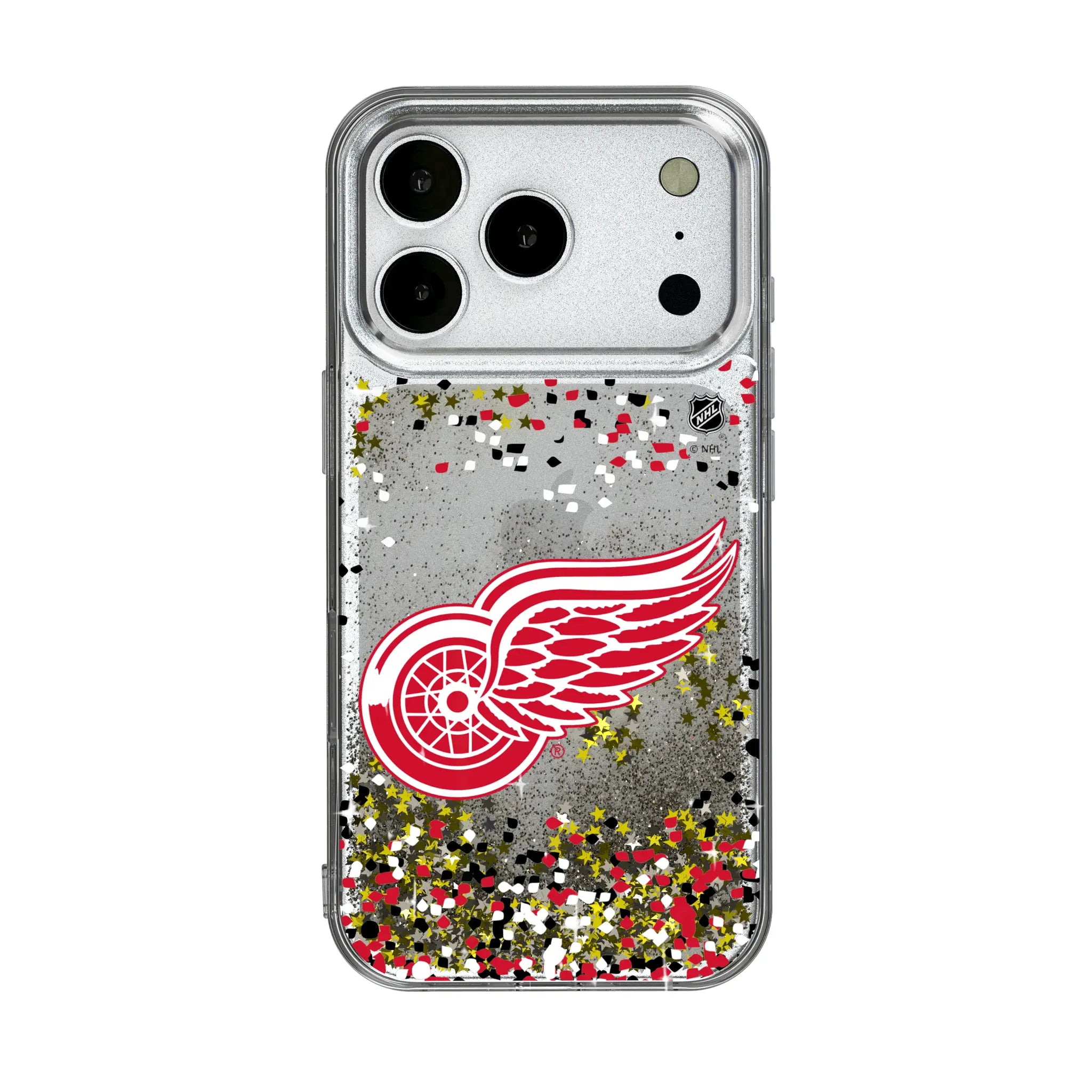 Detroit Red Wings Confetti iPhone Glitter Phone Case for Apple iPhone