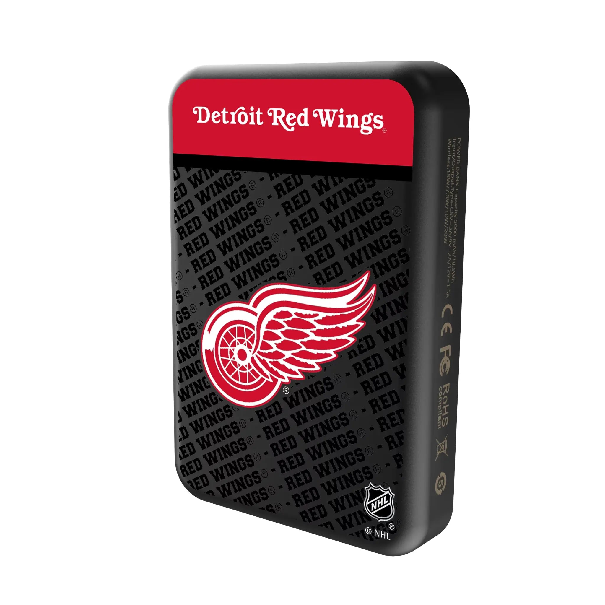 Detroit Red Wings Endzone Plus Wireless Mag Power Bank