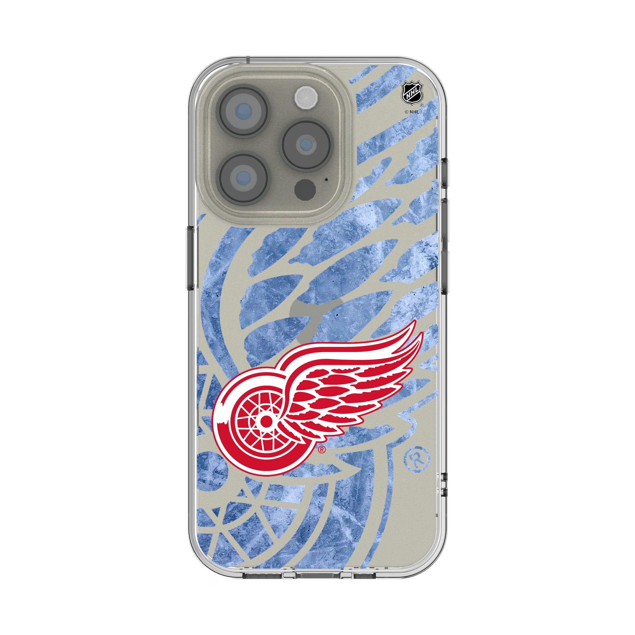 Detroit Red Wings Ice Tilt iPhone Clear Phone Case for Apple iPhone