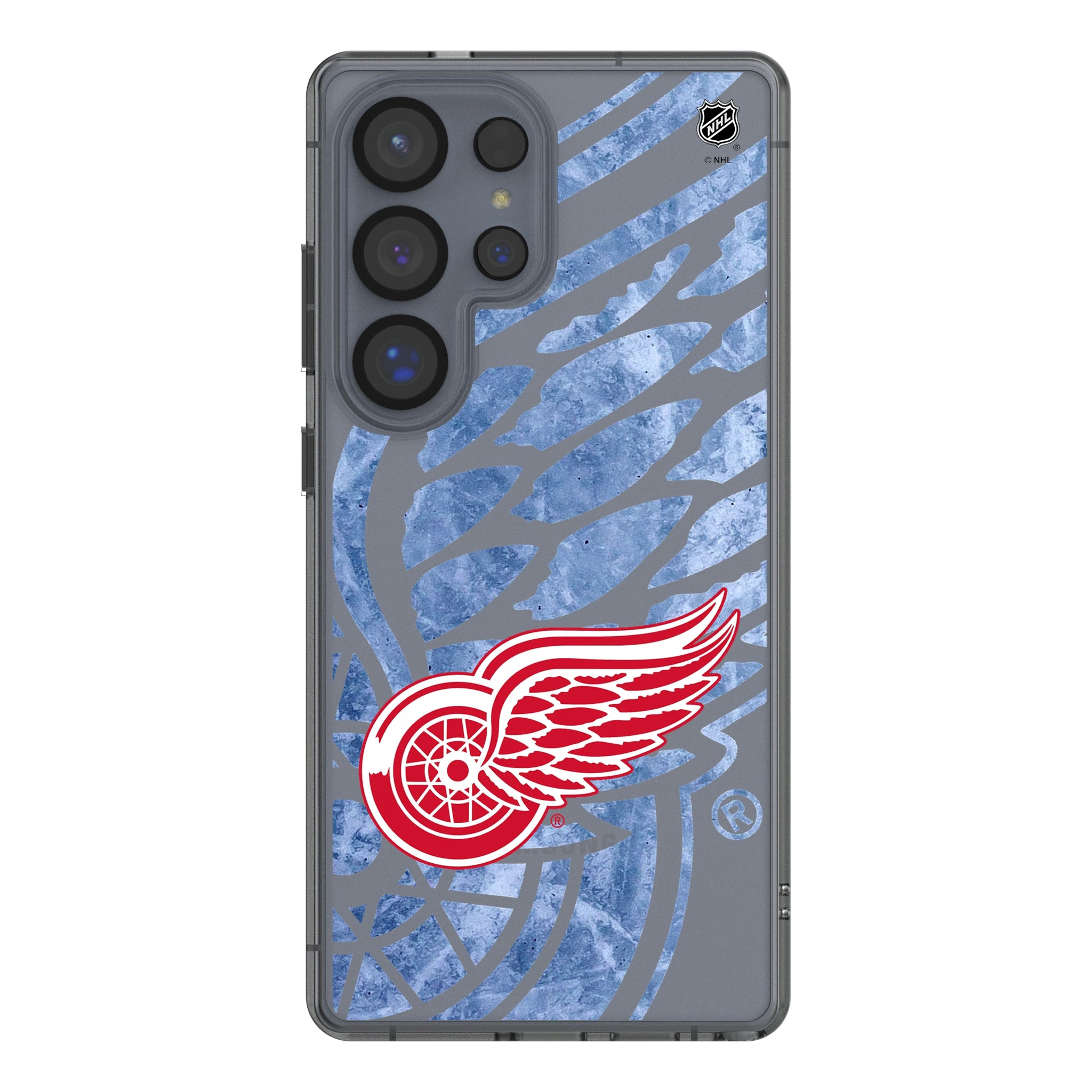 Detroit Red Wings Ice Tilt Galaxy Clear Phone Case for Samsung Galaxy