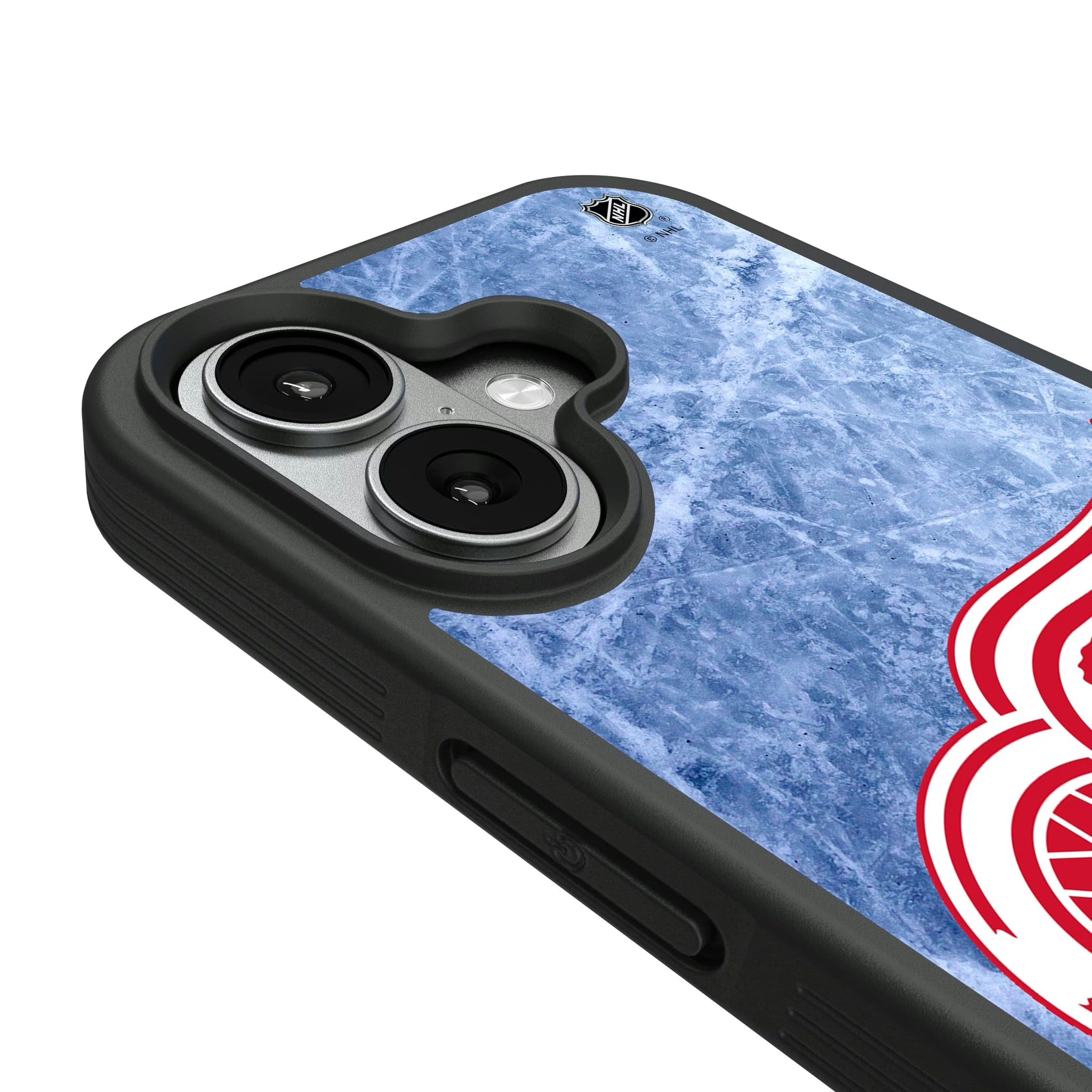 Detroit Red Wings Ice Wordmark iPhone Bump Phone Case for Apple iPhone - Detail#Device_iPhone 17