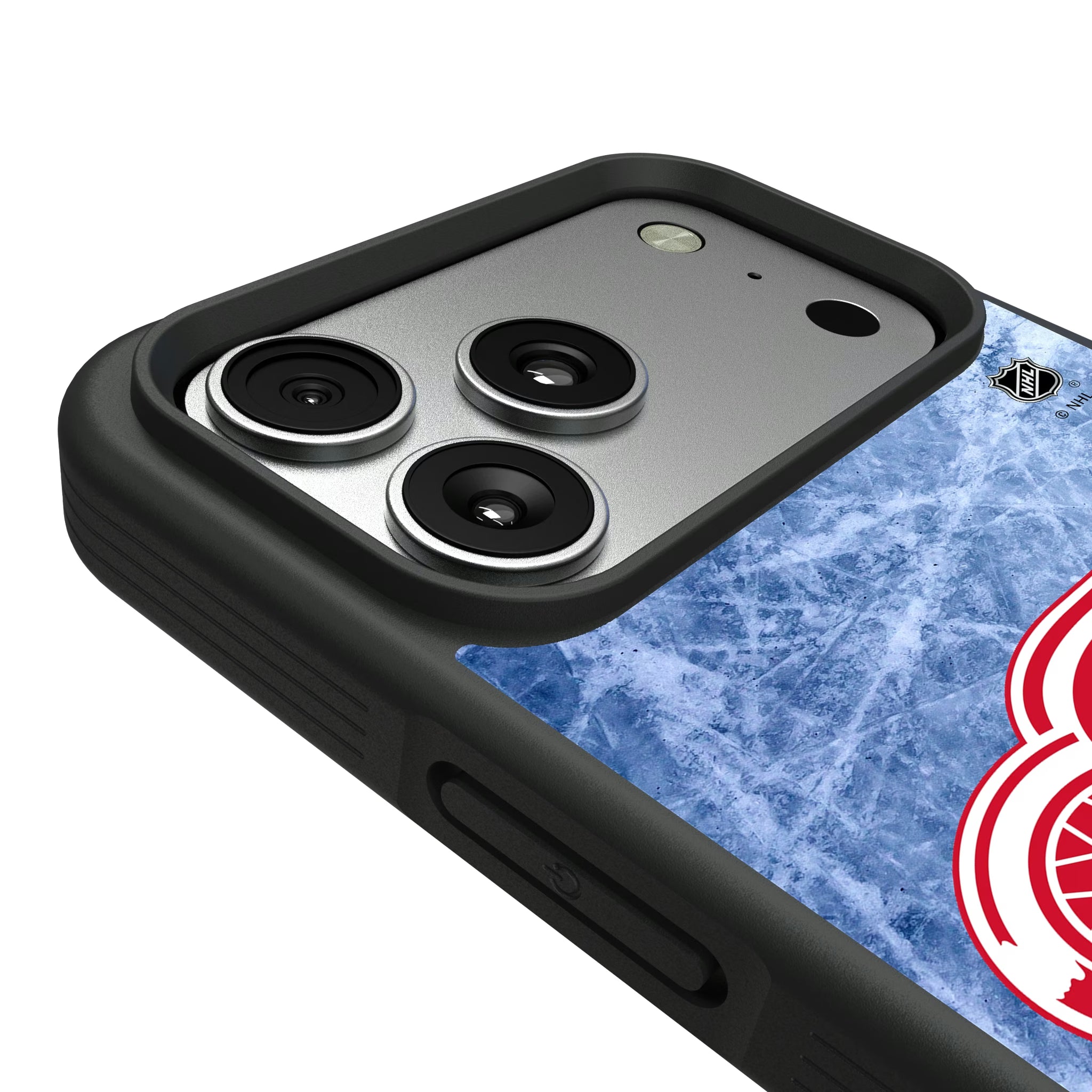 Detroit Red Wings Ice Wordmark iPhone Bump Phone Case for Apple iPhone - Detail#Device_iPhone 17 Pro Max
