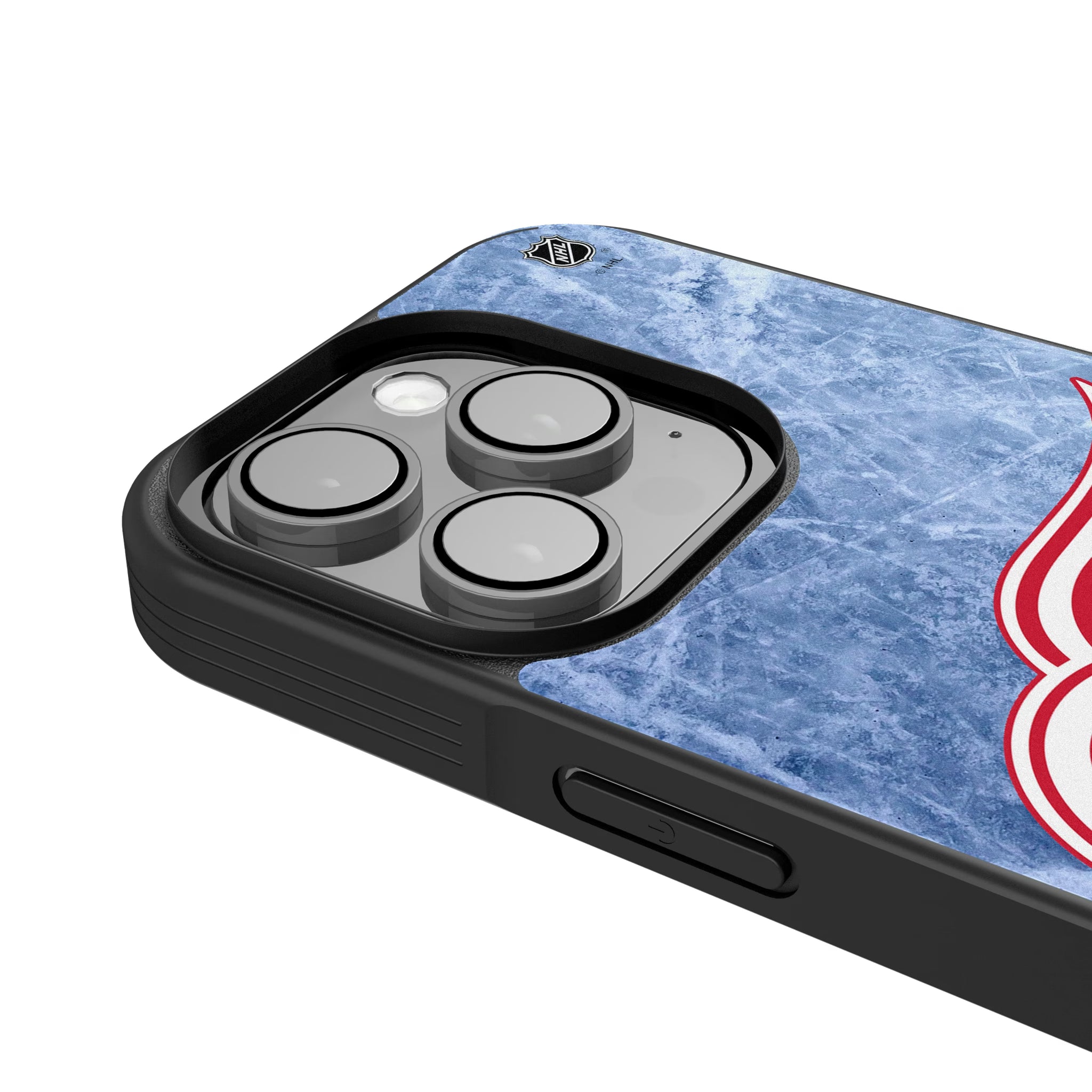 Detroit Red Wings Ice Wordmark iPhone Bump Phone Case for Apple iPhone - Detail
