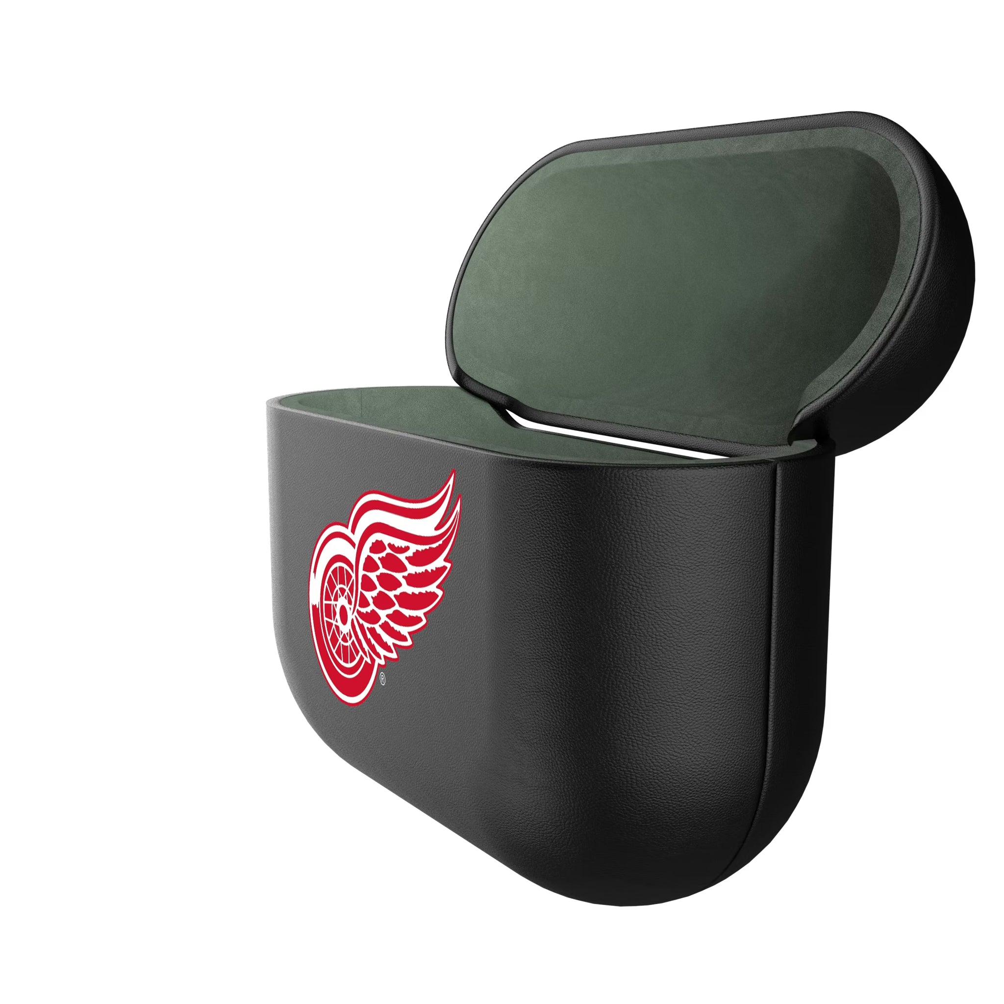 Detroit Red Wings Insignia AirPods AirPod Case Cover - Isometric View#Device_AirPods 3rd Gen