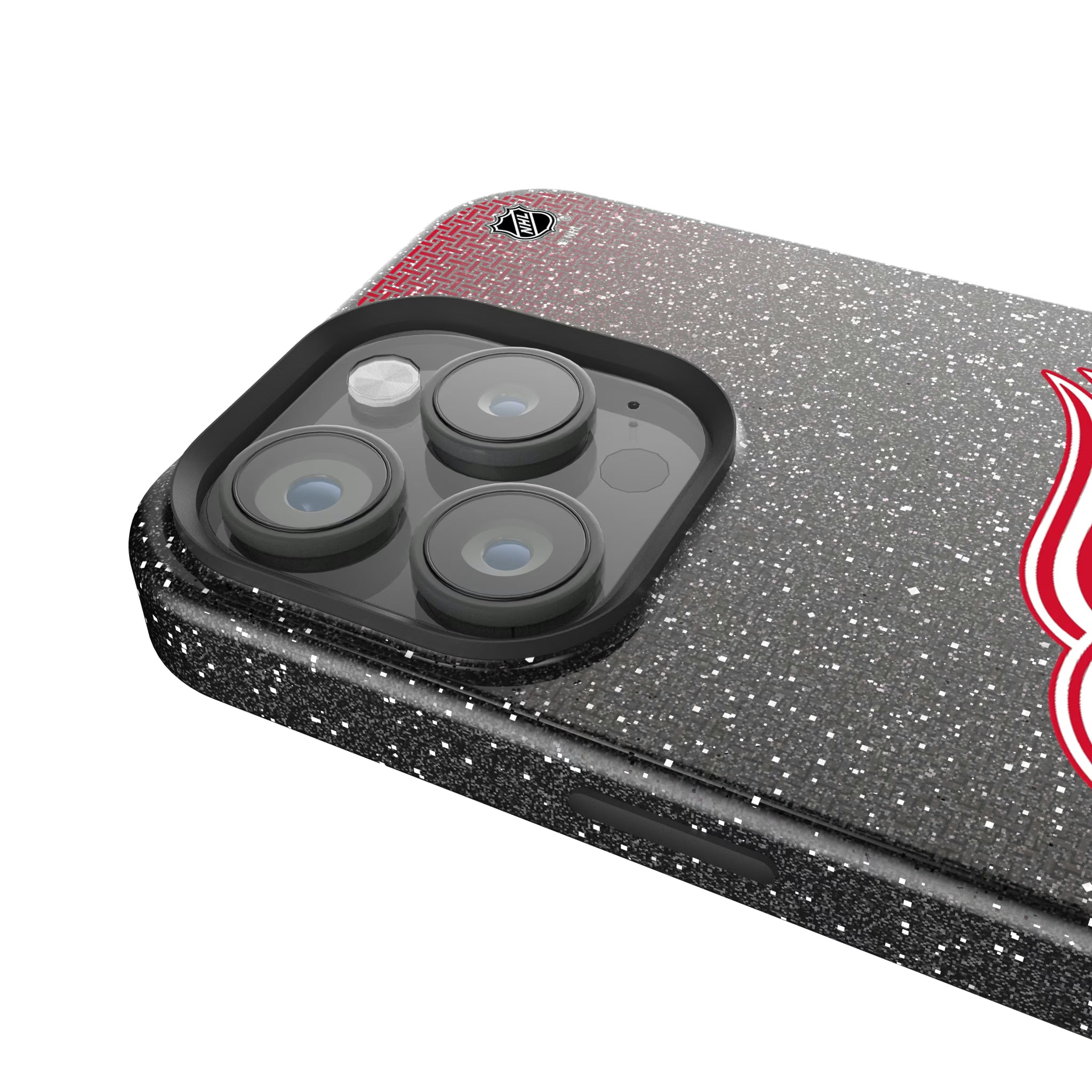 Detroit Red Wings Linen iPhone Bling Phone Case for Apple iPhone - Detail