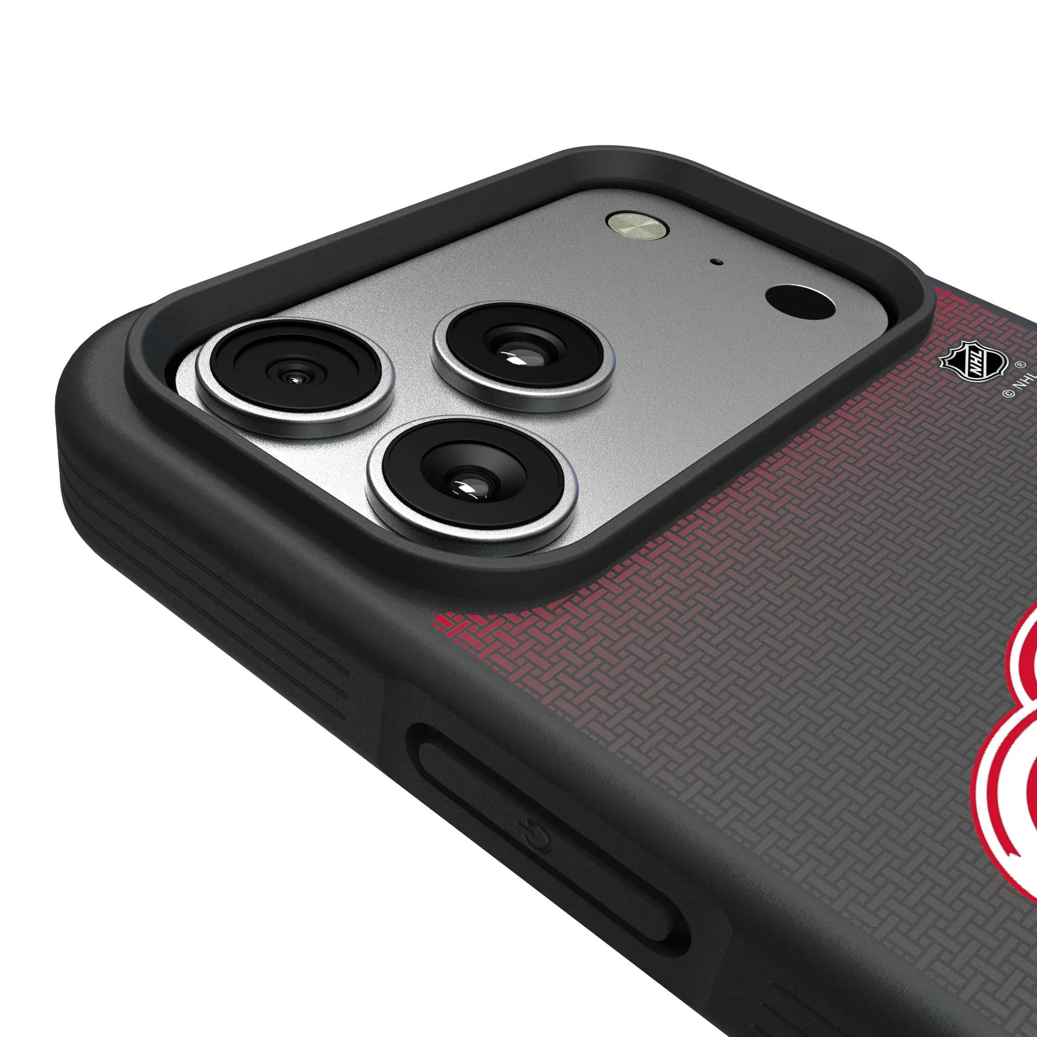 Detroit Red Wings Linen iPhone Bump Phone Case for Apple iPhone - Detail#Device_iPhone 17 Pro Max