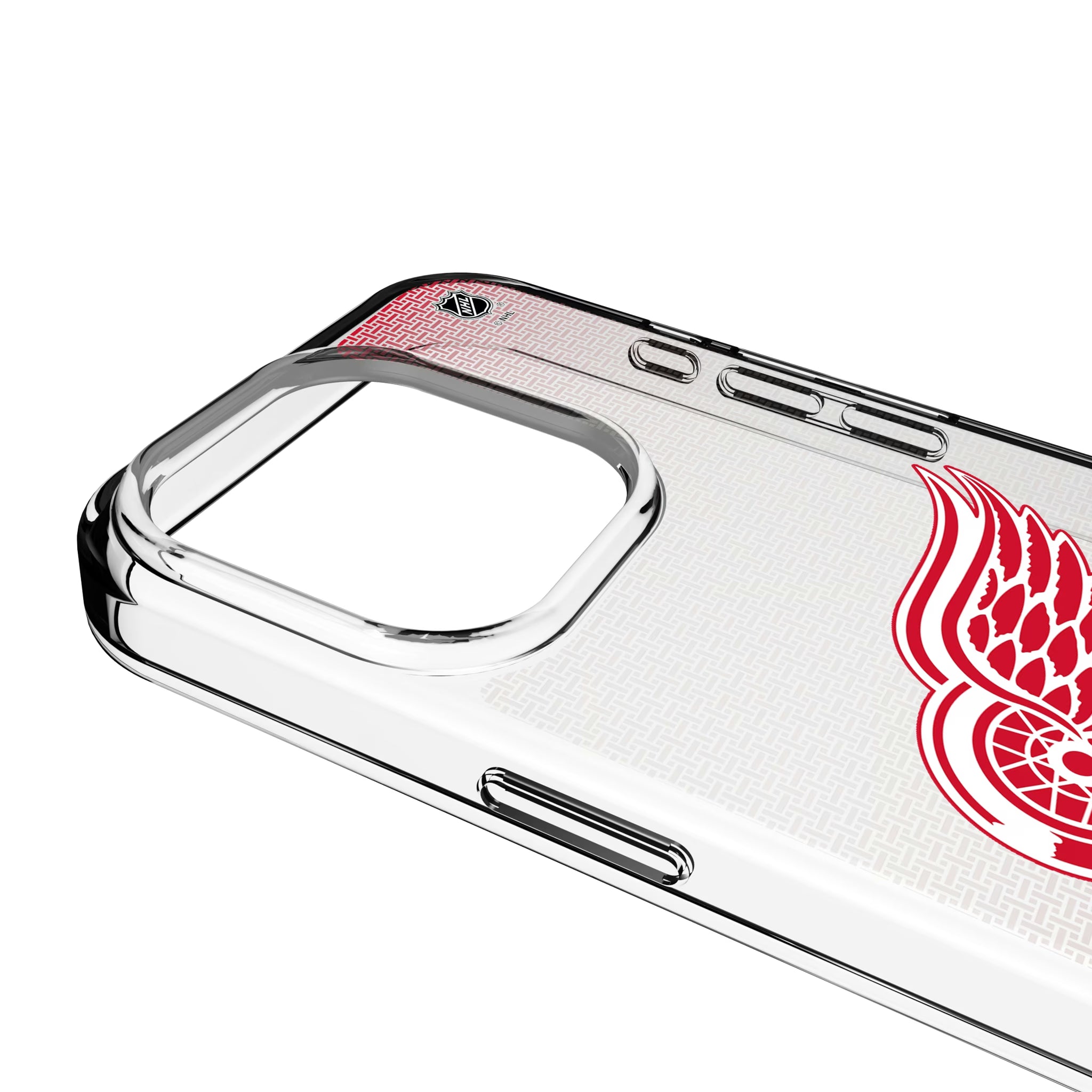 Detroit Red Wings Linen iPhone Clear Phone Case for Apple iPhone - Detail