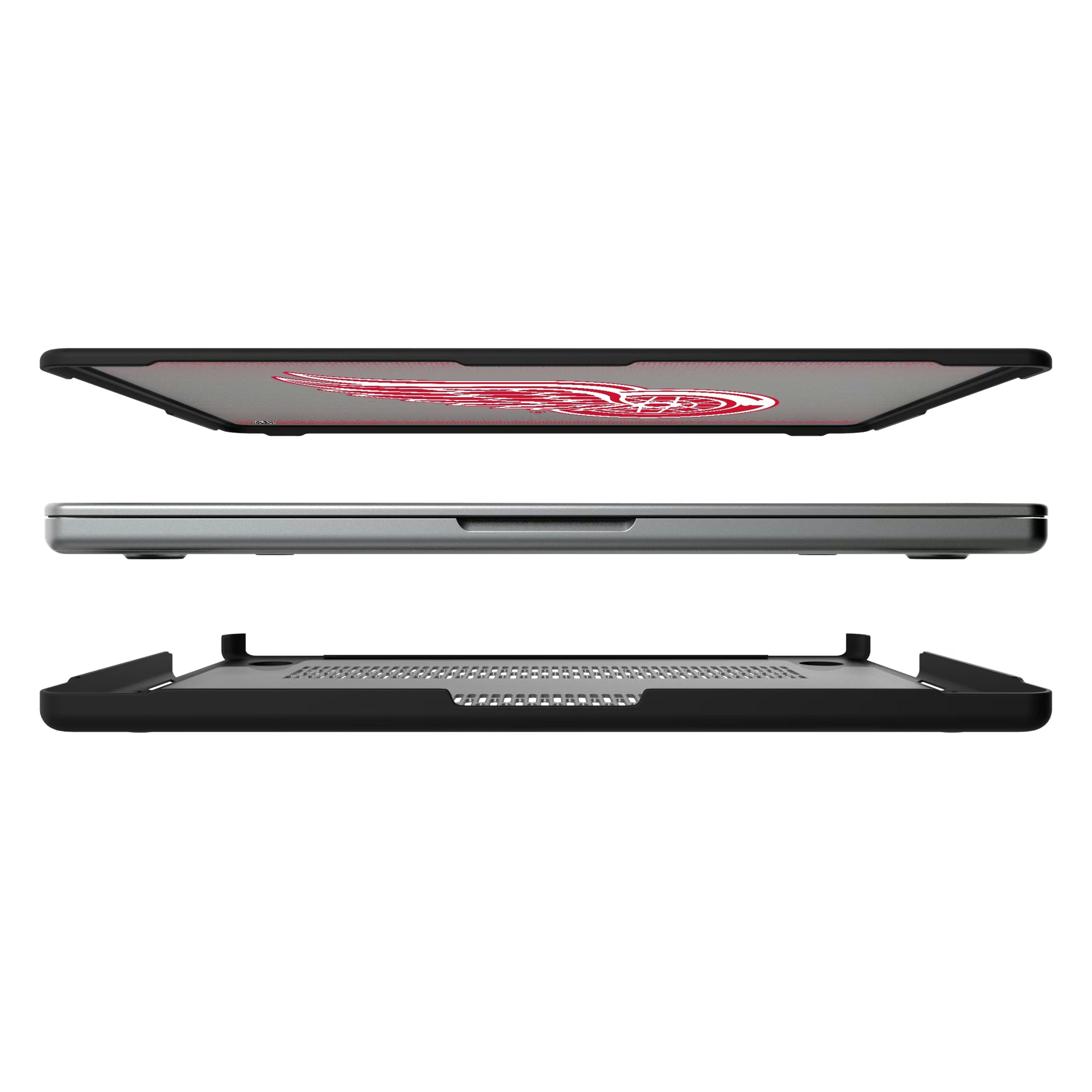 Detroit Red Wings Linen MacBook Laptop Case for Apple MacBook#Device_MacBook Pro (14-inch, 2021) / MacBook Pro (14-inch, 2023) / MacBook Pro (14-inch, 2024)