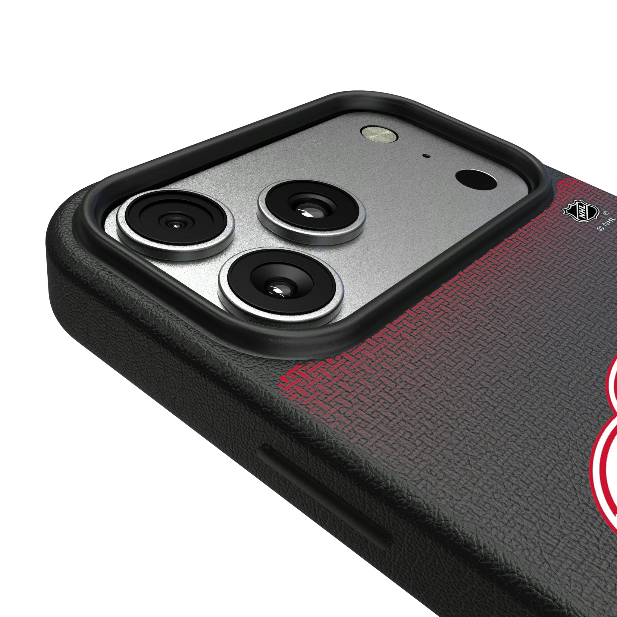 Detroit Red Wings Linen iPhone MagSafe Compatible Phone Case for Apple iPhone - Detail#Device_iPhone 17 Pro Max