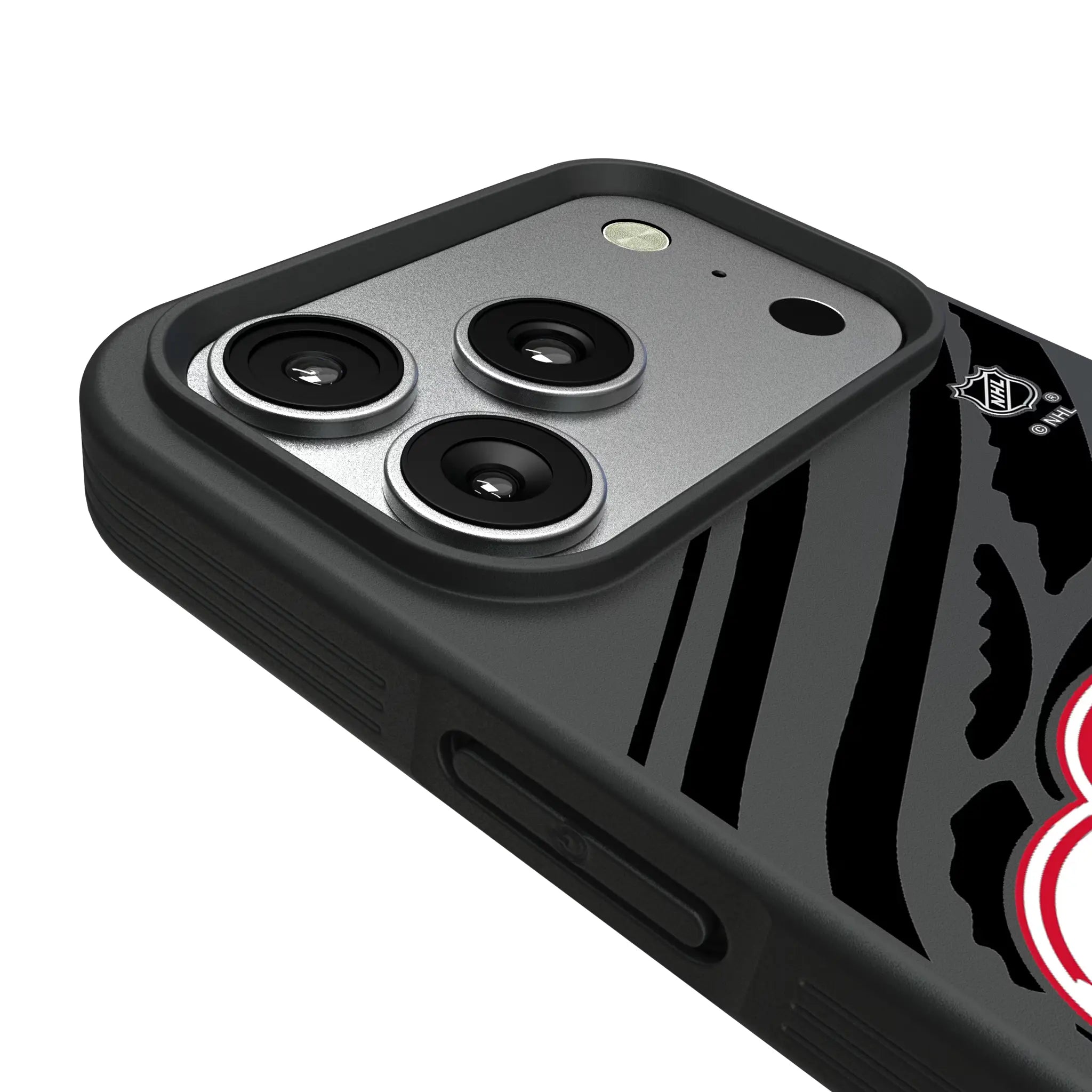 Detroit Red Wings Monocolor Tilt iPhone Bump Phone Case for Apple iPhone - Detail#Device_iPhone 17 Pro