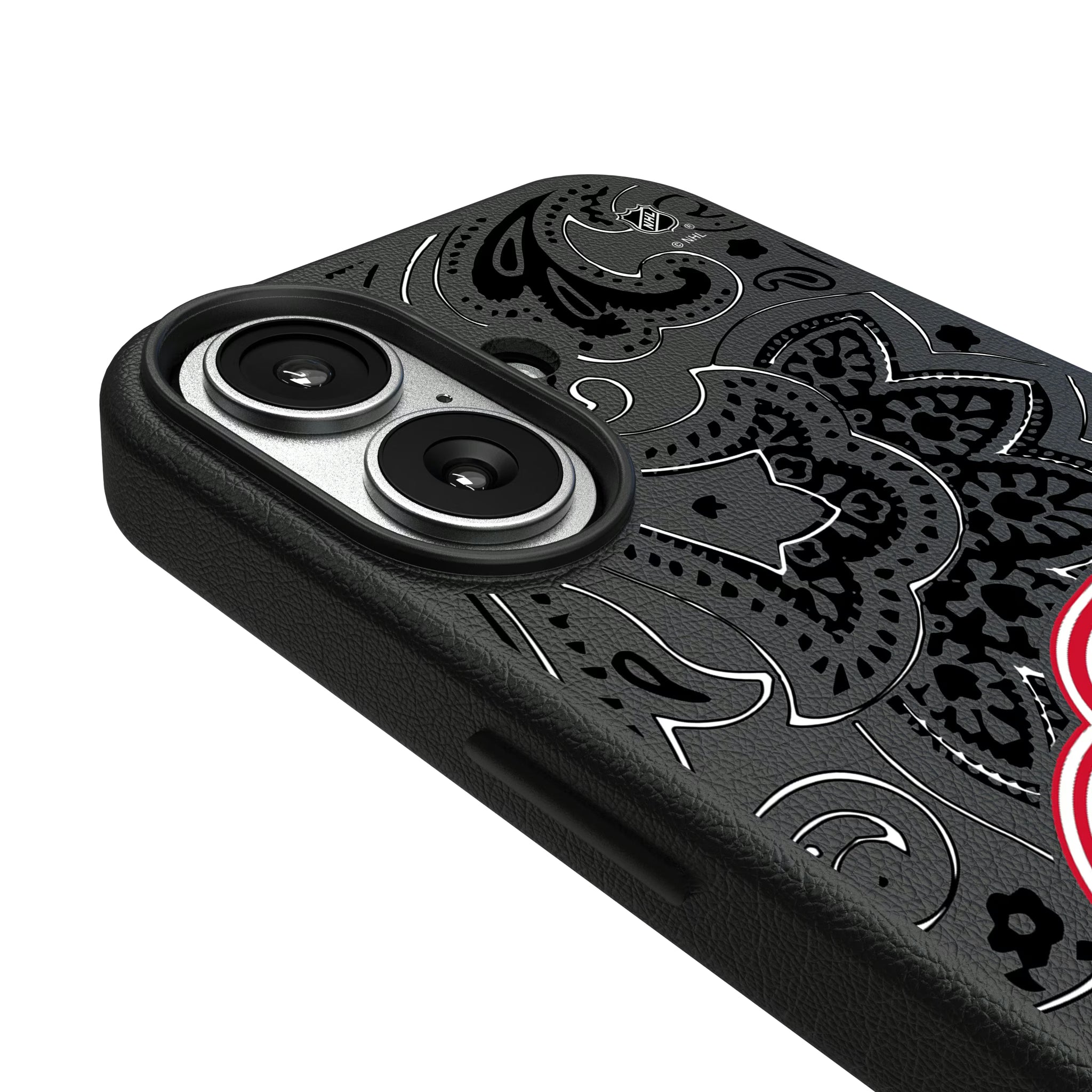 Detroit Red Wings Paisley iPhone MagSafe Compatible Phone Case for Apple iPhone - Detail#Device_iPhone 17