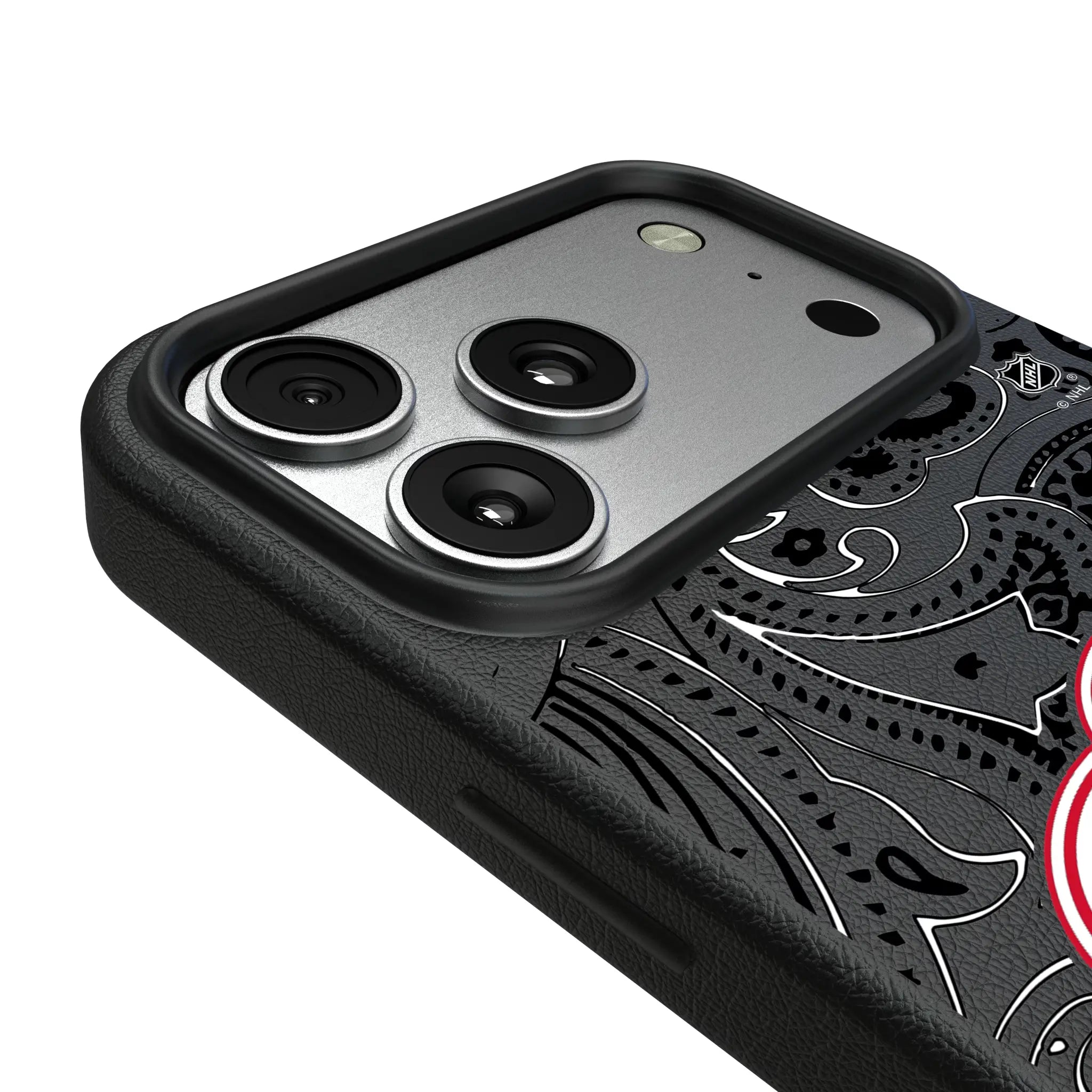 Detroit Red Wings Paisley iPhone MagSafe Compatible Phone Case for Apple iPhone - Detail#Device_iPhone 17 Pro Max