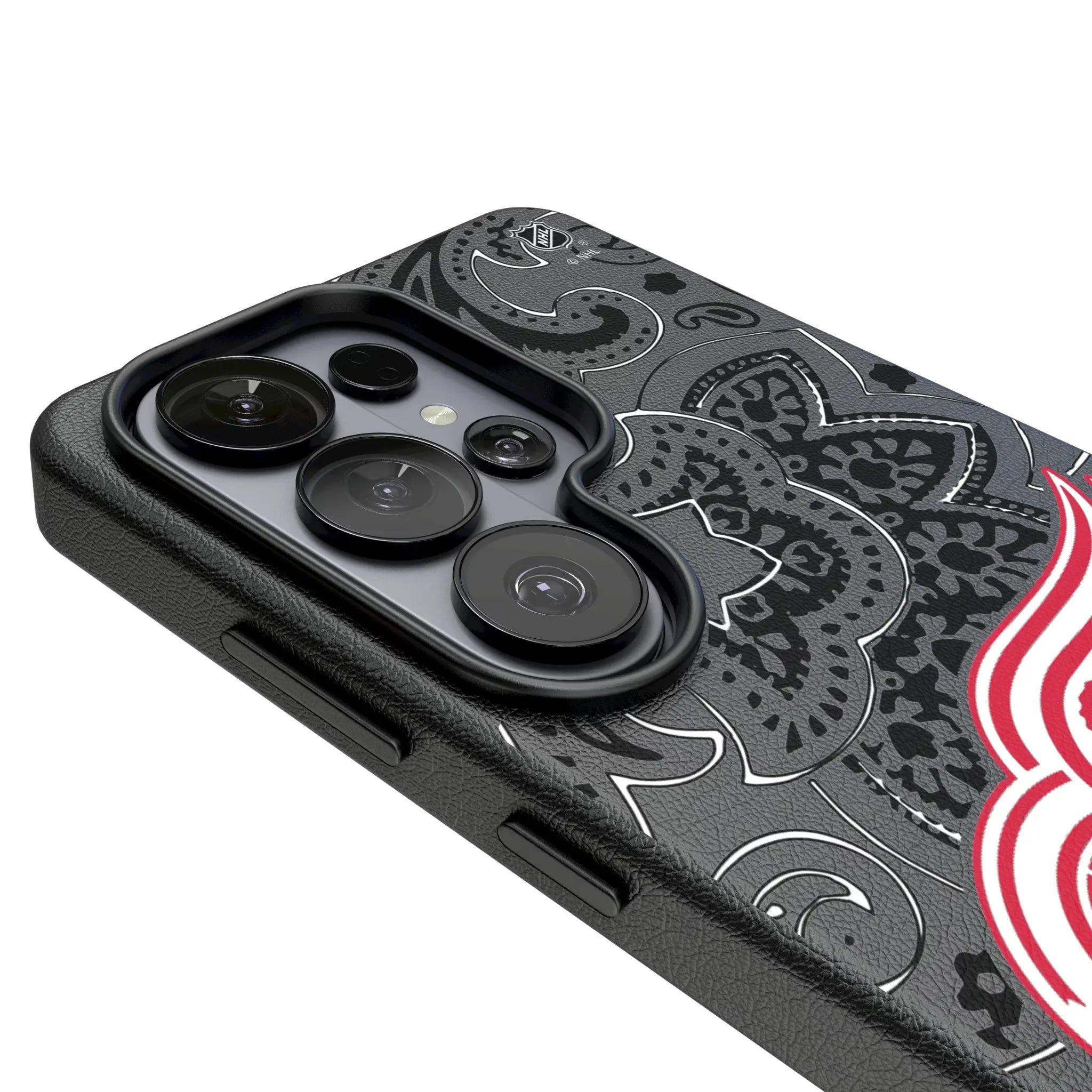Detroit Red Wings Paisley Galaxy MagSafe Compatible Phone Case for Samsung Galaxy - Detail#Device_Galaxy S26 Ultra