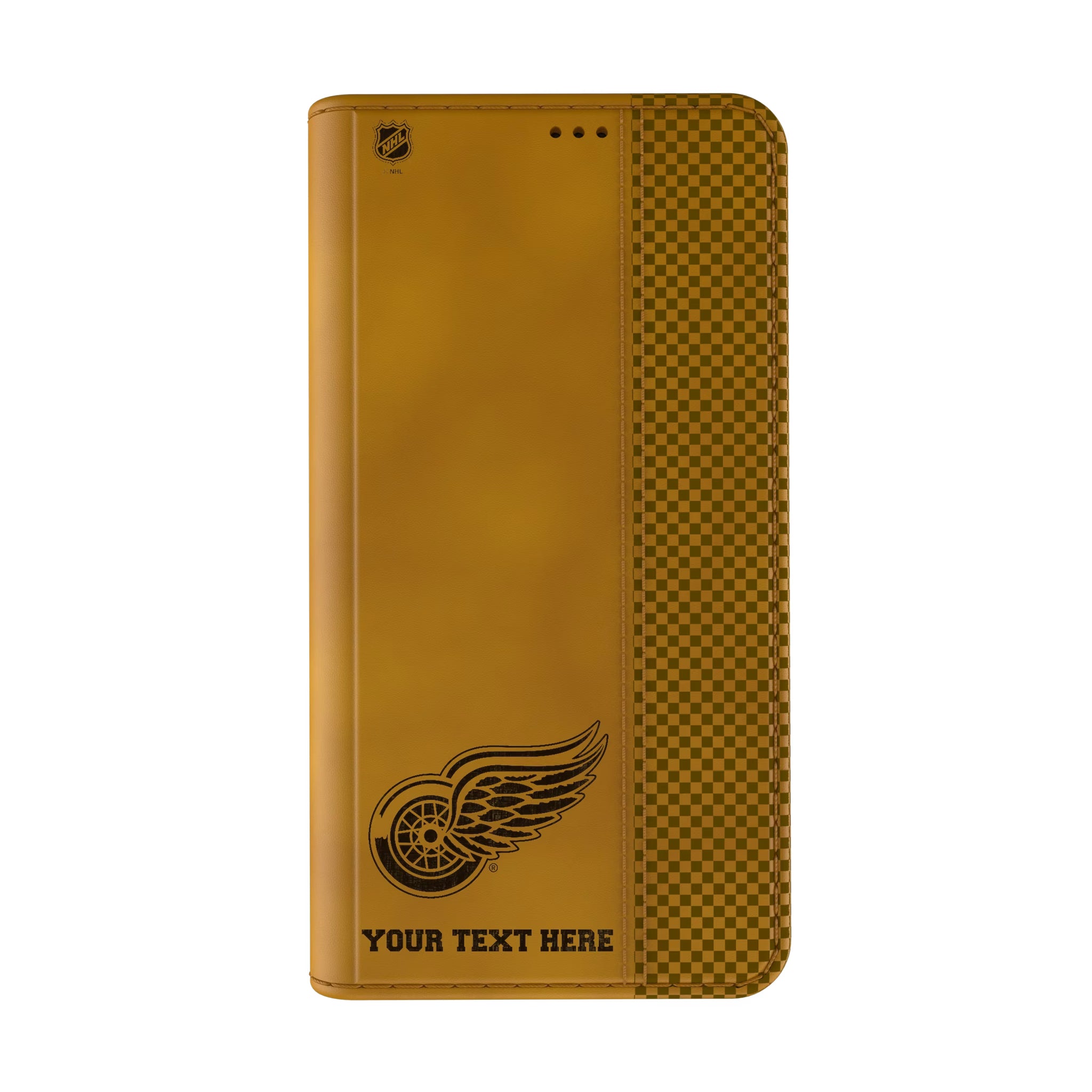 Detroit Red Wings Personalized Burn iPhone Folio Phone Case for Apple iPhone