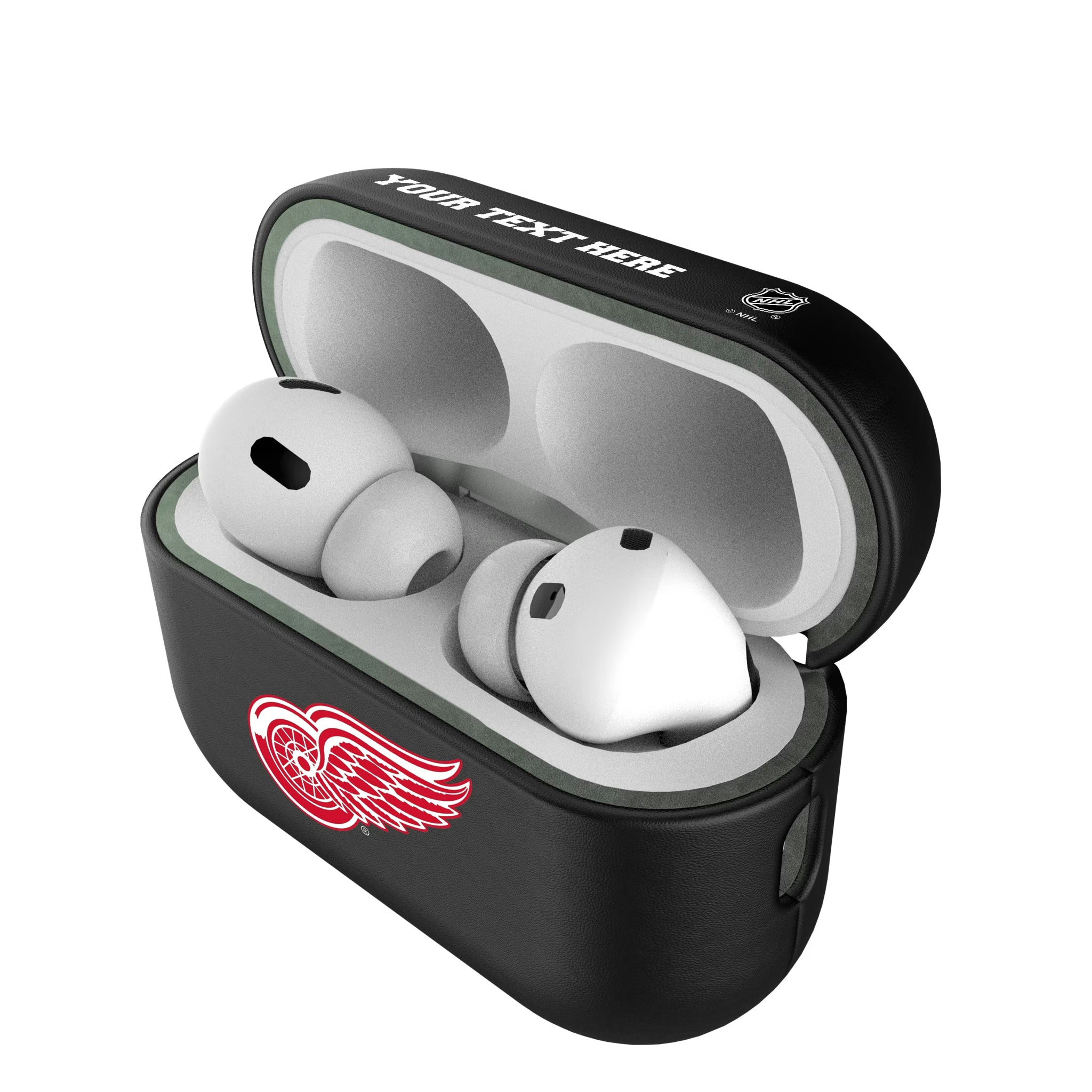 Detroit Red Wings Personalized Insignia AirPods AirPod Case Cover#Device_AirPods Pro 2nd Gen