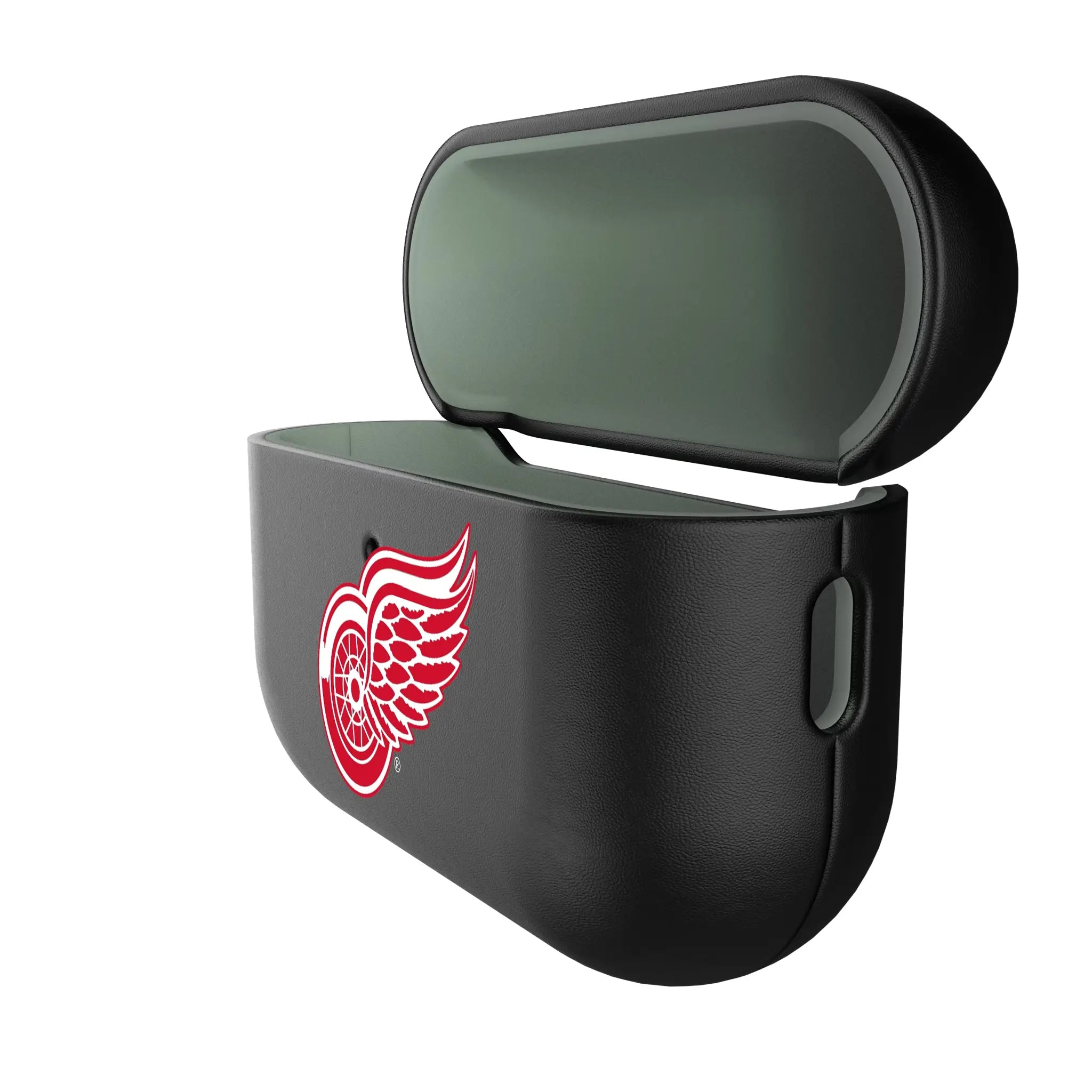 Detroit Red Wings Personalized Insignia AirPods AirPod Case Cover - Isometric View#Device_AirPods Pro 3