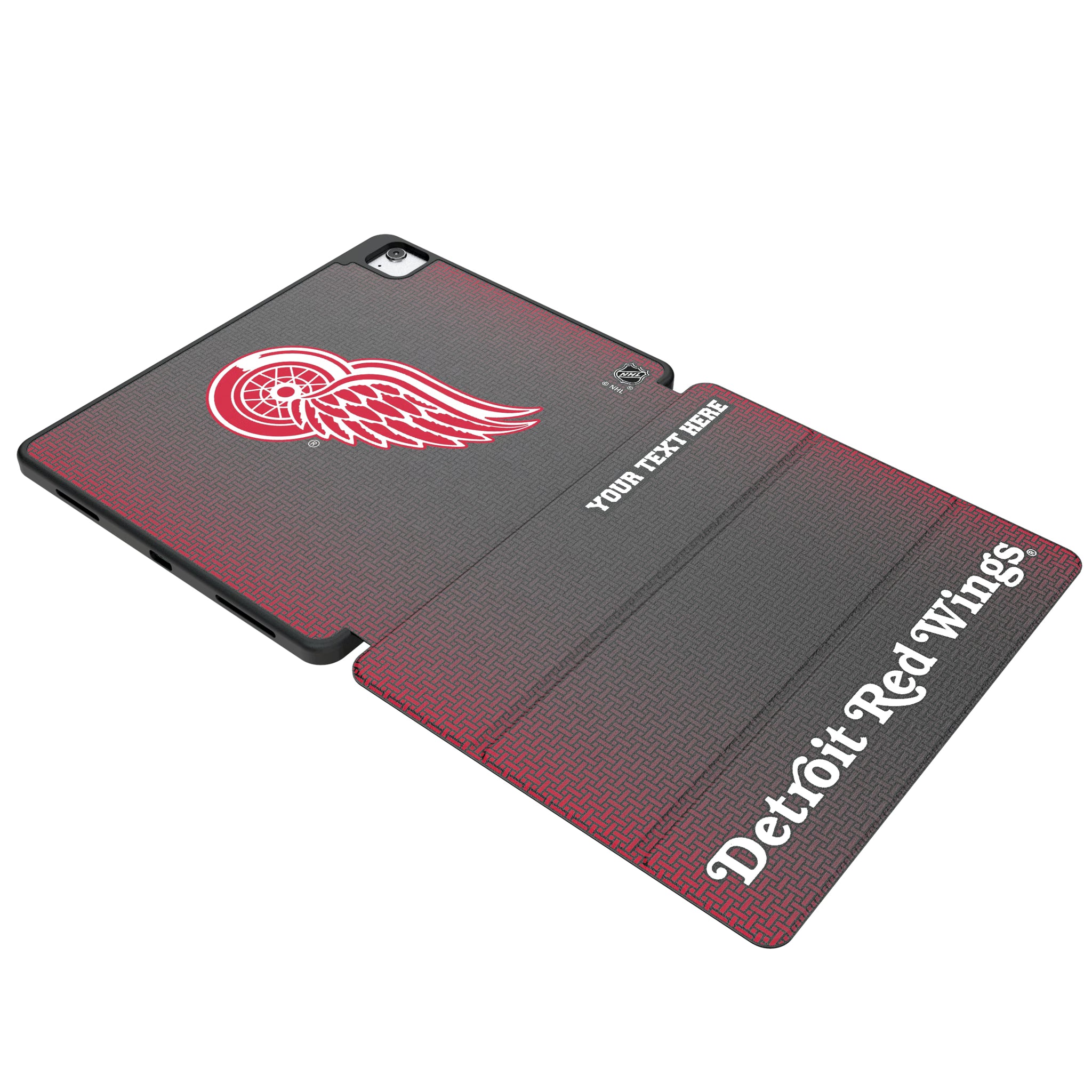 Detroit Red Wings Personalized Linen iPad Tablet Case for Apple iPad