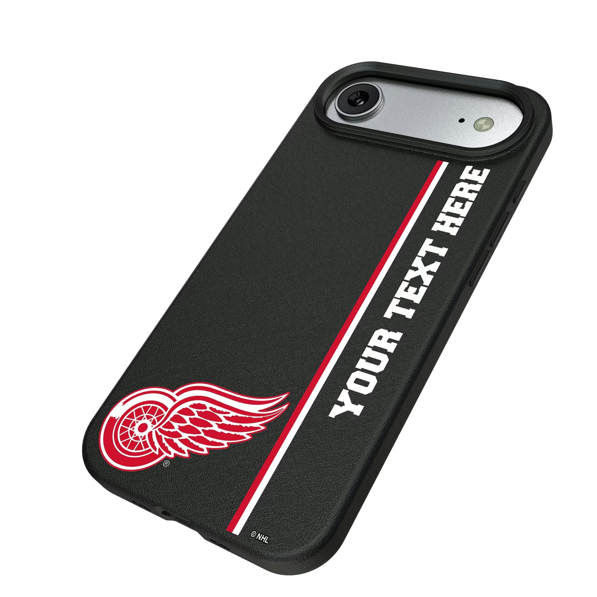 Detroit Red Wings Personalized Sidebard iPhone MagSafe Compatible Phone Case for Apple iPhone - Isometric View#Device_iPhone Air