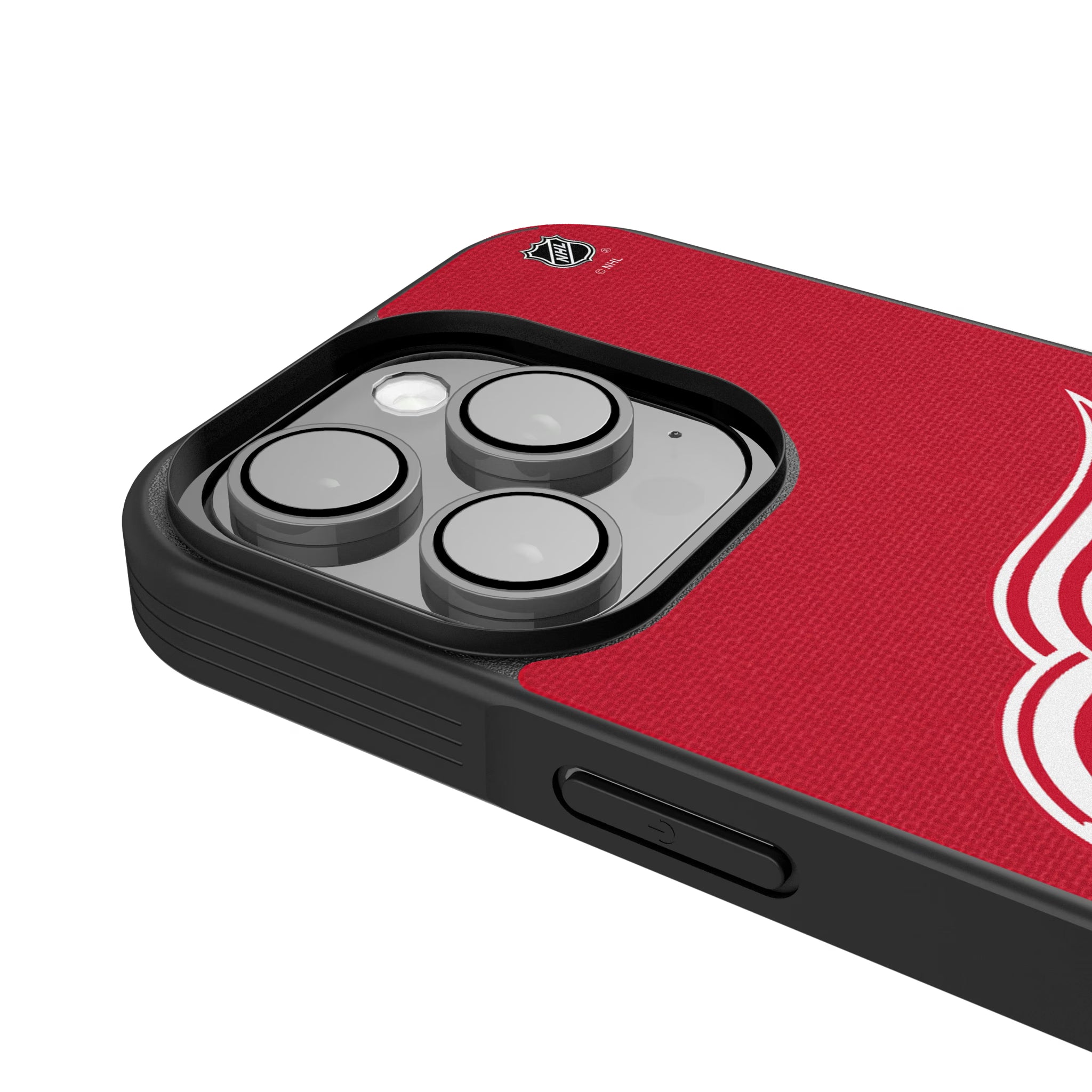 Detroit Red Wings Personalized Stripe iPhone Bump Phone Case for Apple iPhone - Detail