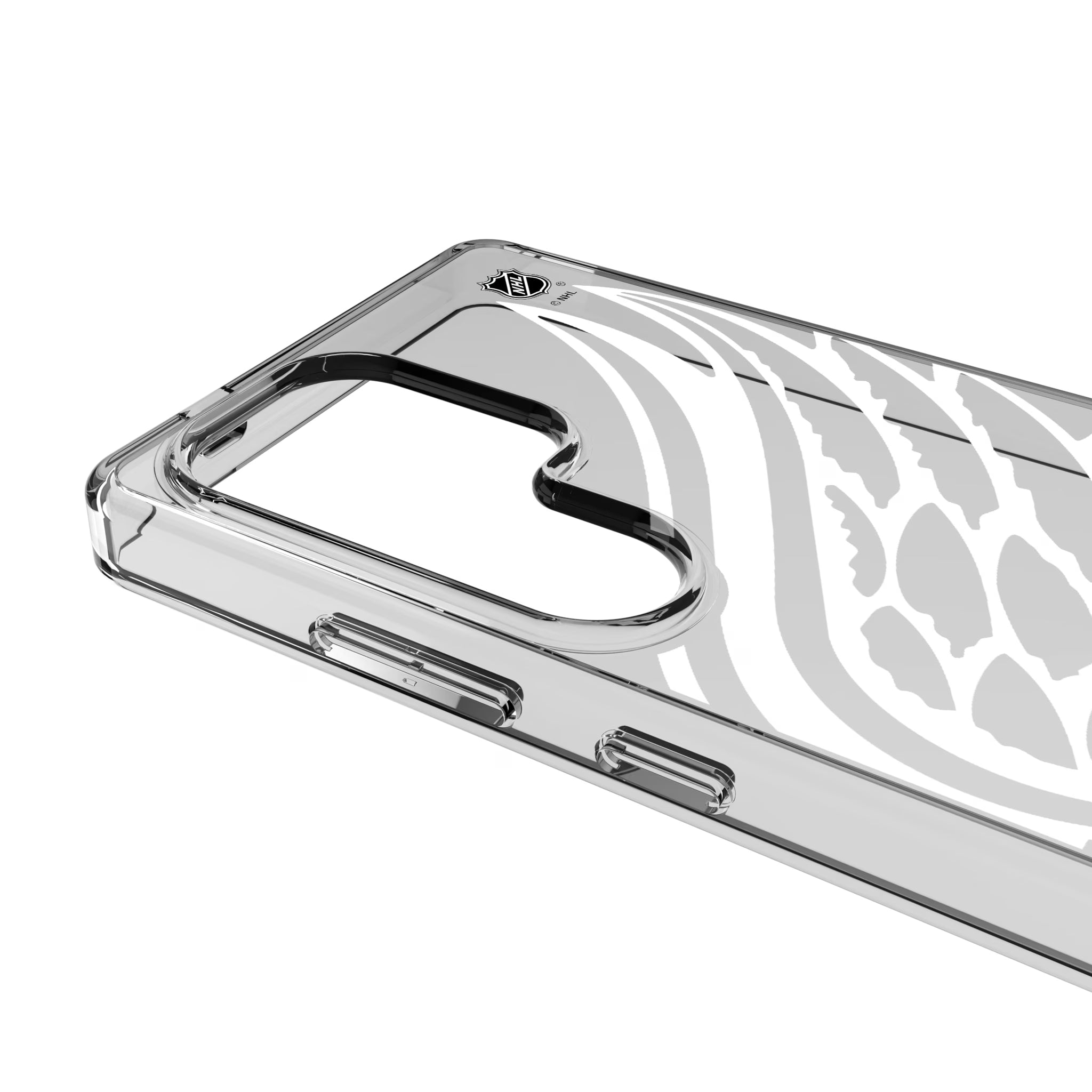 Detroit Red Wings Personalized Tilt Galaxy Clear Phone Case for Samsung Galaxy - Detail