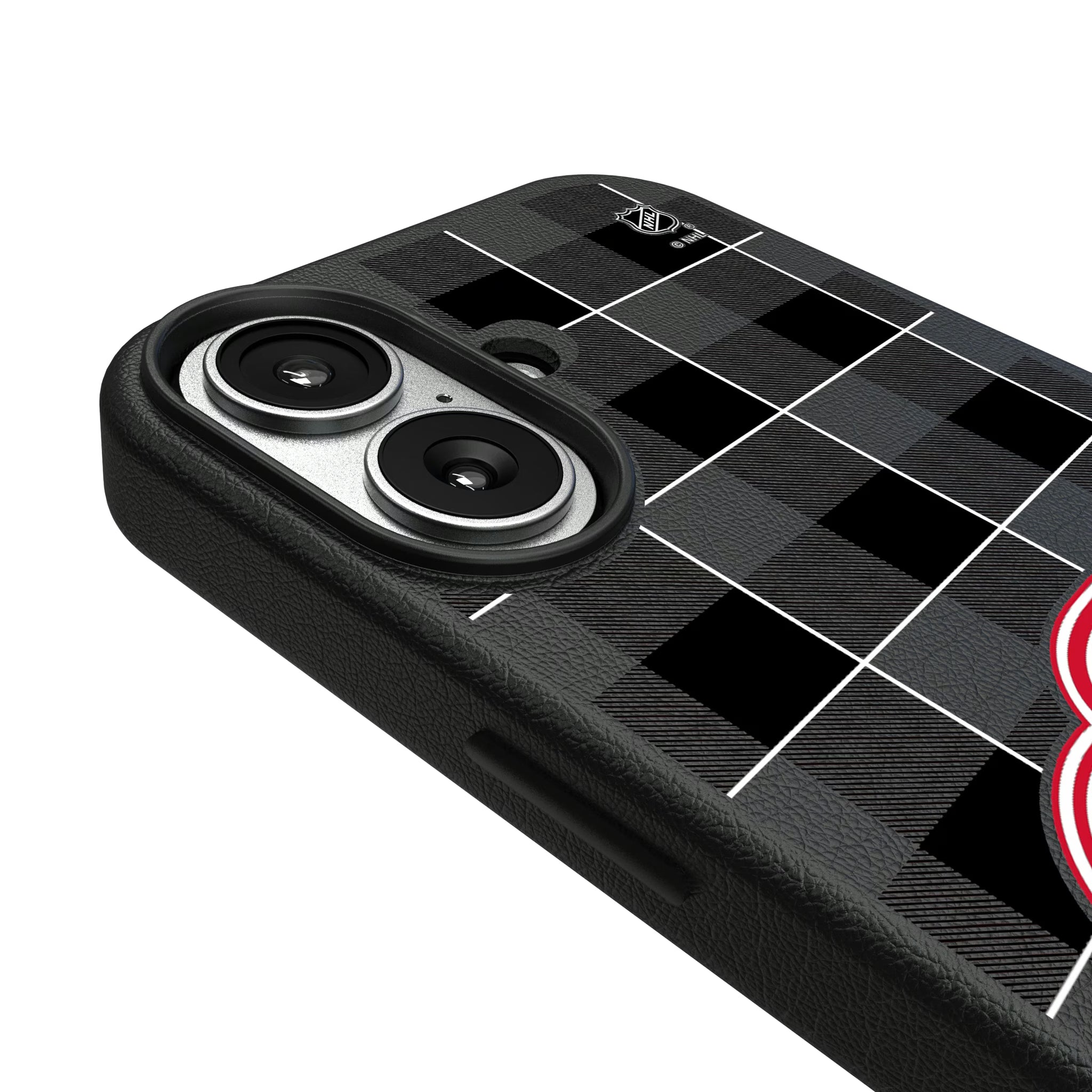 Detroit Red Wings Plaid iPhone MagSafe Compatible Phone Case for Apple iPhone - Detail#Device_iPhone 17