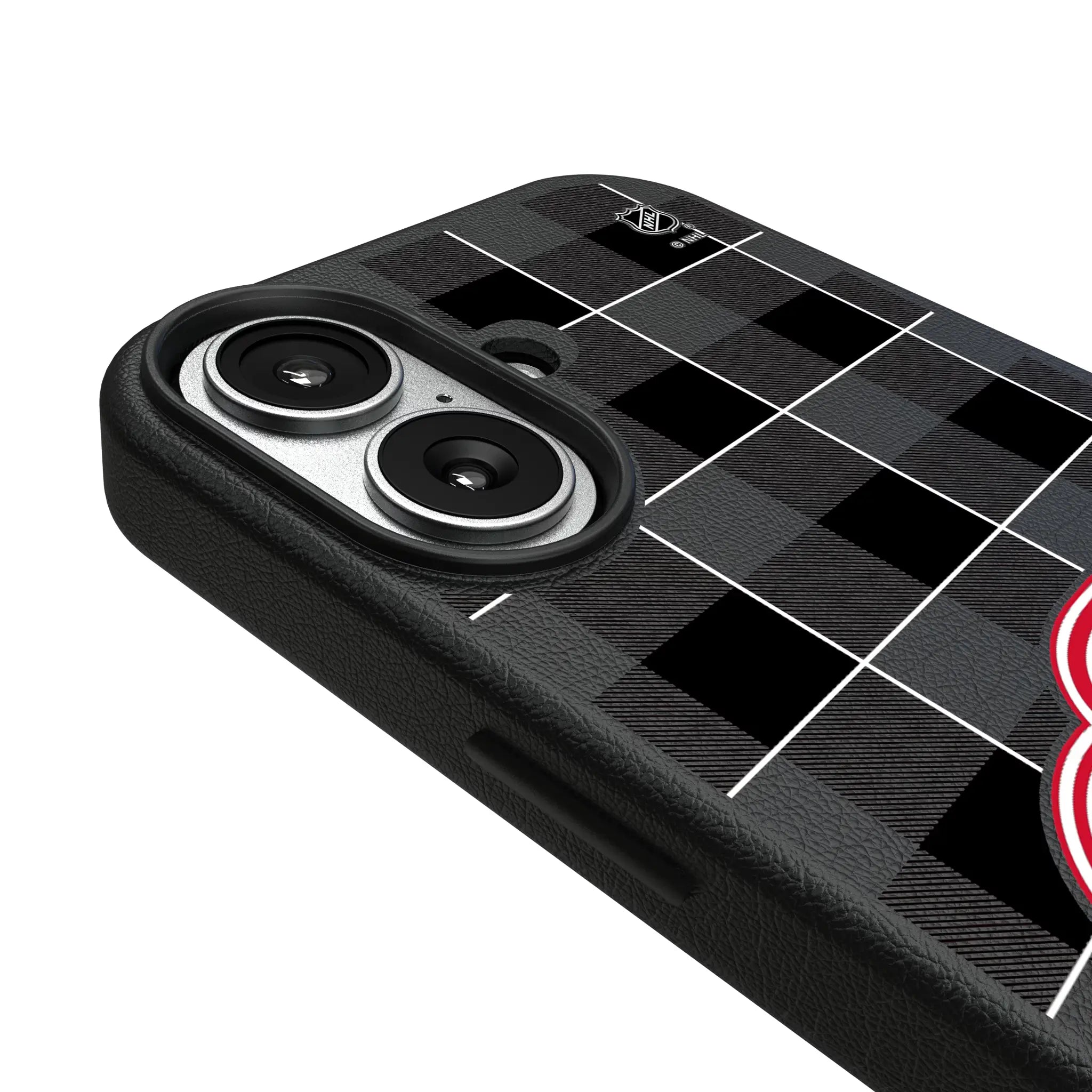 Detroit Red Wings Plaid iPhone MagSafe Compatible Phone Case for Apple iPhone - Detail#Device_iPhone 17