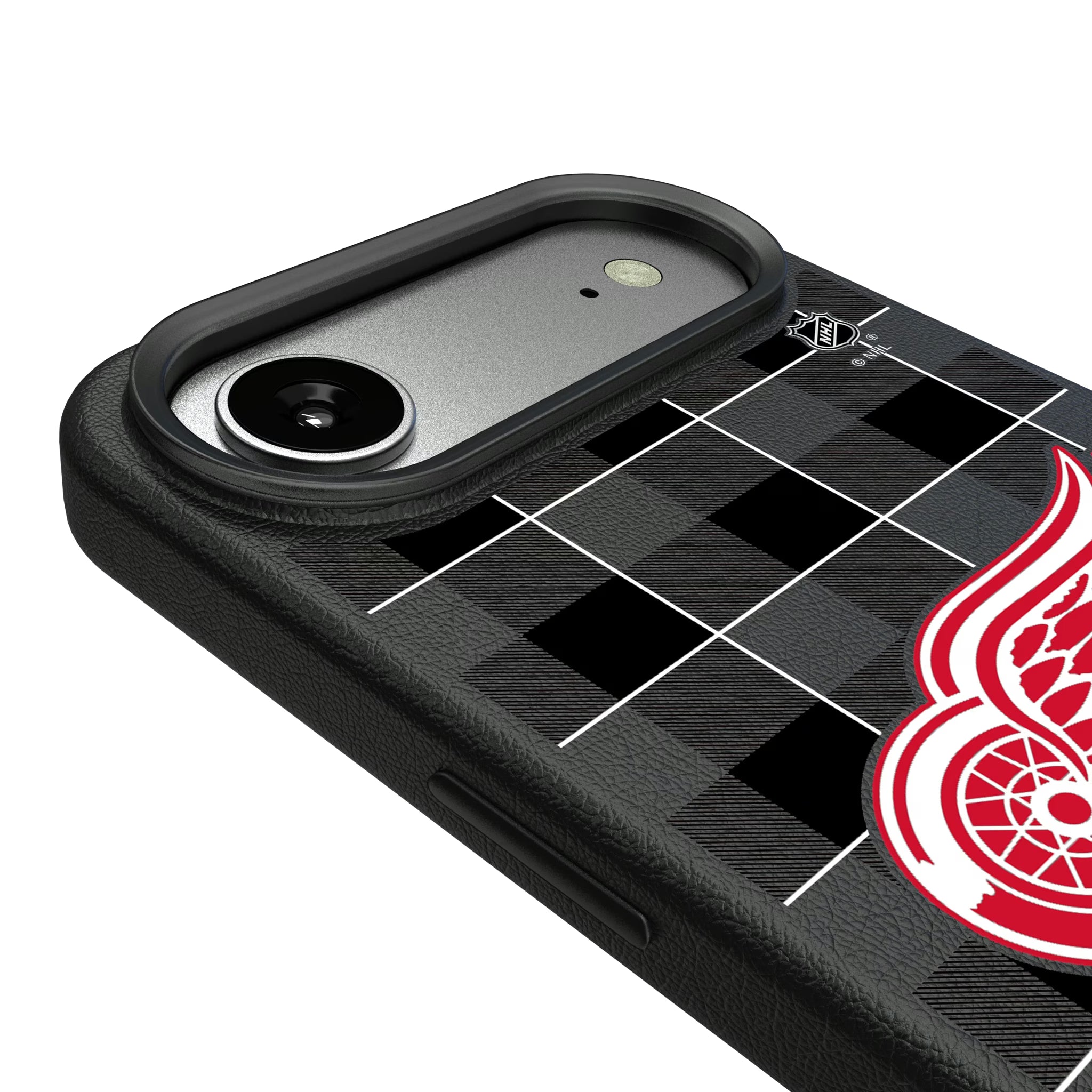 Detroit Red Wings Plaid iPhone MagSafe Compatible Phone Case for Apple iPhone - Detail#Device_iPhone Air