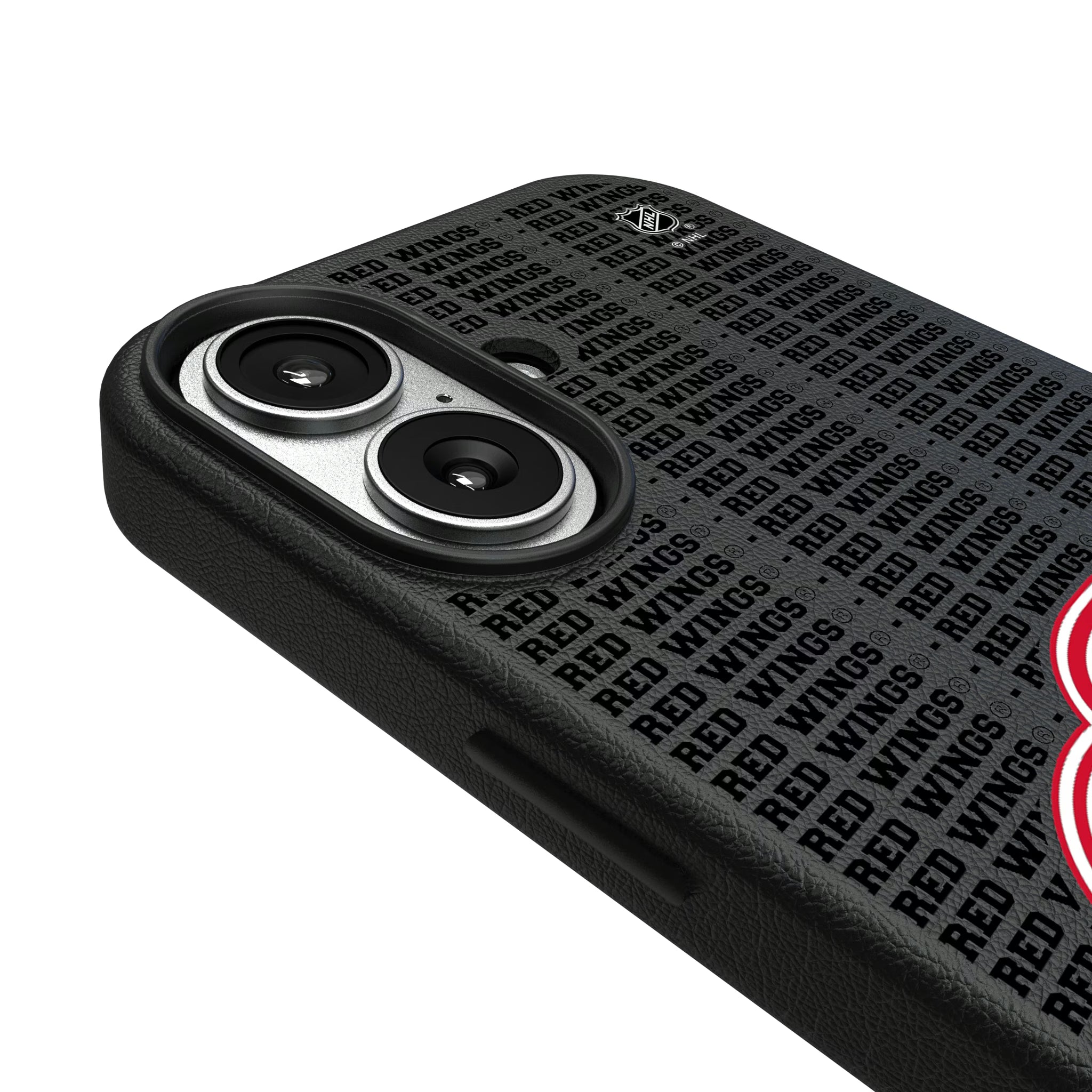 Detroit Red Wings Text Backdrop iPhone MagSafe Compatible Phone Case for Apple iPhone - Detail#Device_iPhone 17