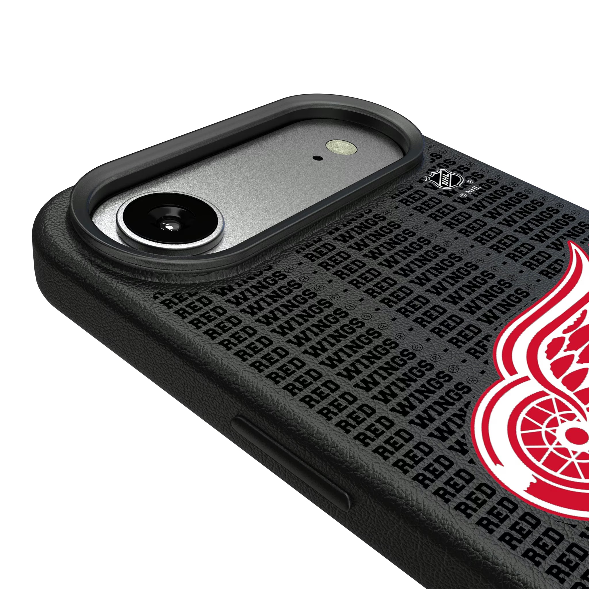 Detroit Red Wings Text Backdrop iPhone MagSafe Compatible Phone Case for Apple iPhone - Detail#Device_iPhone Air