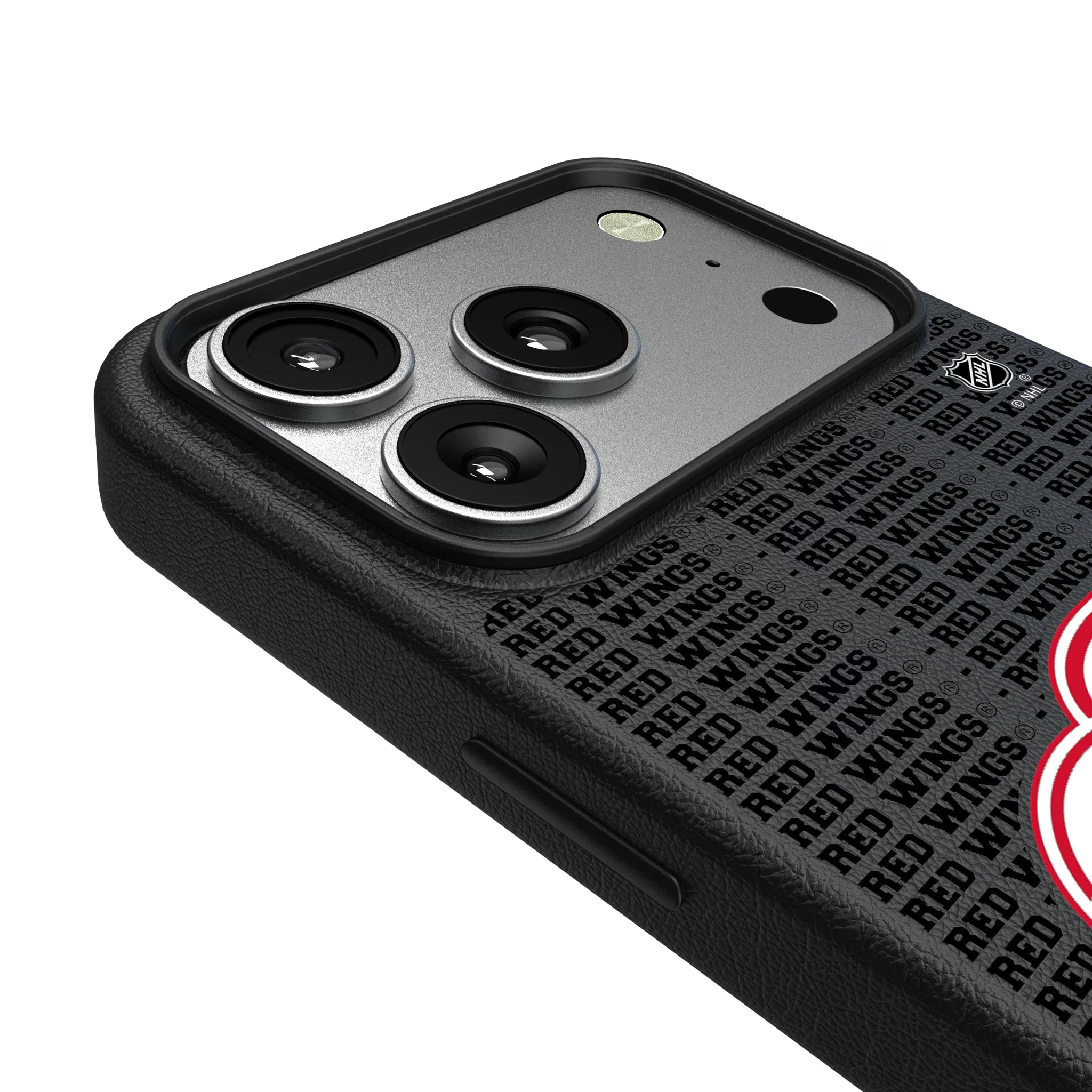 Detroit Red Wings Text Backdrop iPhone MagSafe Compatible Phone Case for Apple iPhone - Detail#Device_iPhone 17 Pro