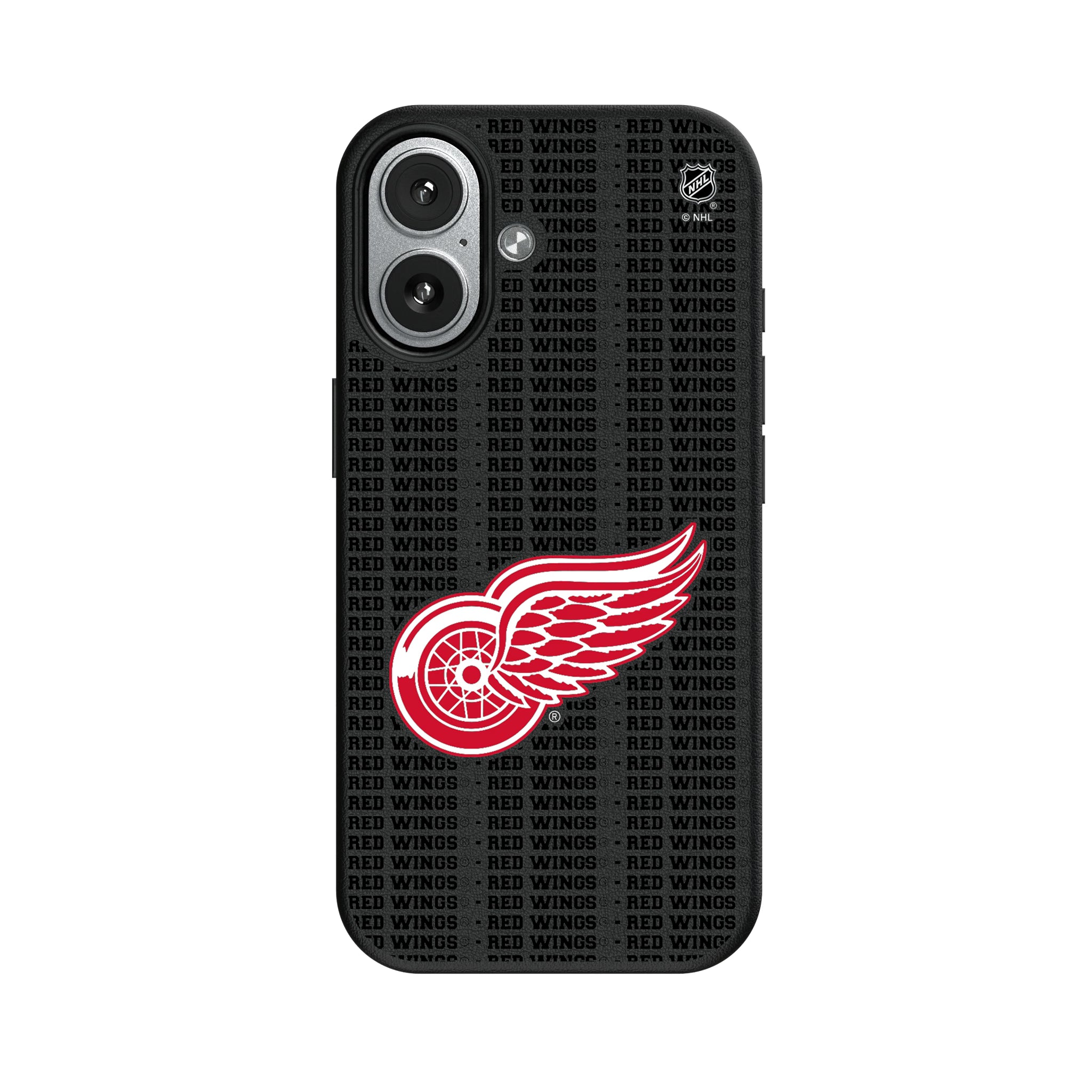 Detroit Red Wings Text Backdrop iPhone MagSafe Compatible Phone Case for Apple iPhone#Device_iPhone 17