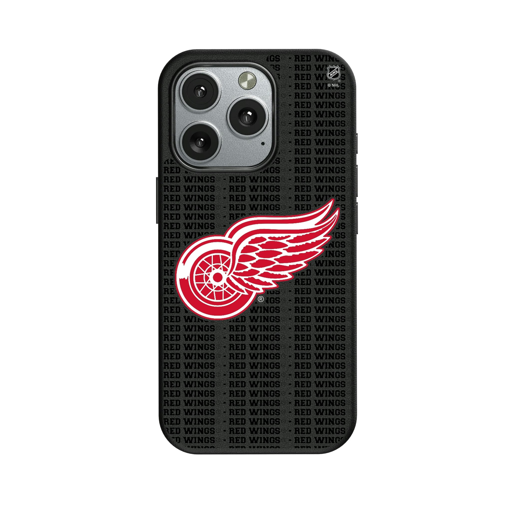 Detroit Red Wings Text Backdrop iPhone MagSafe Compatible Phone Case for Apple iPhone